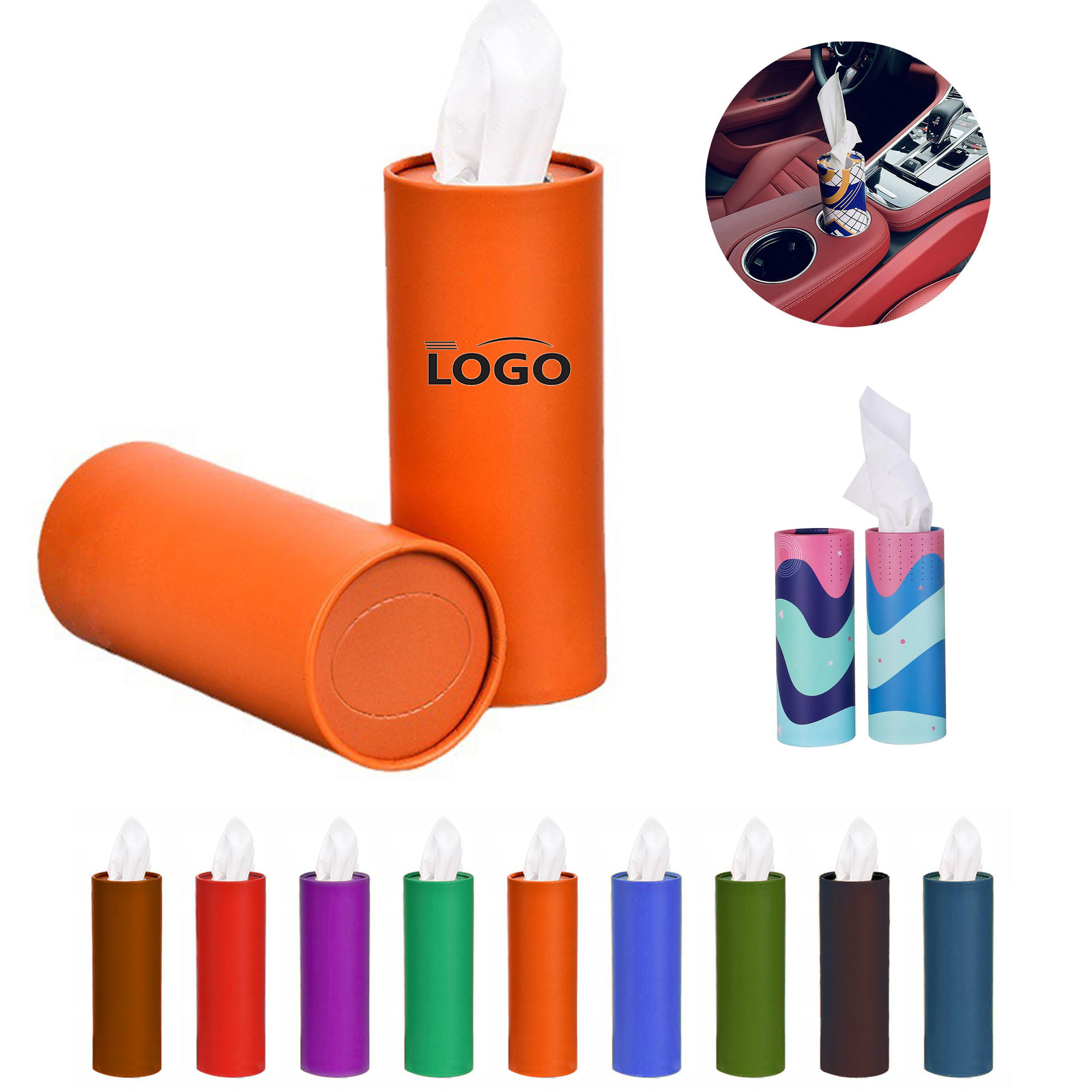 Full Color Car Cylinder Tissue