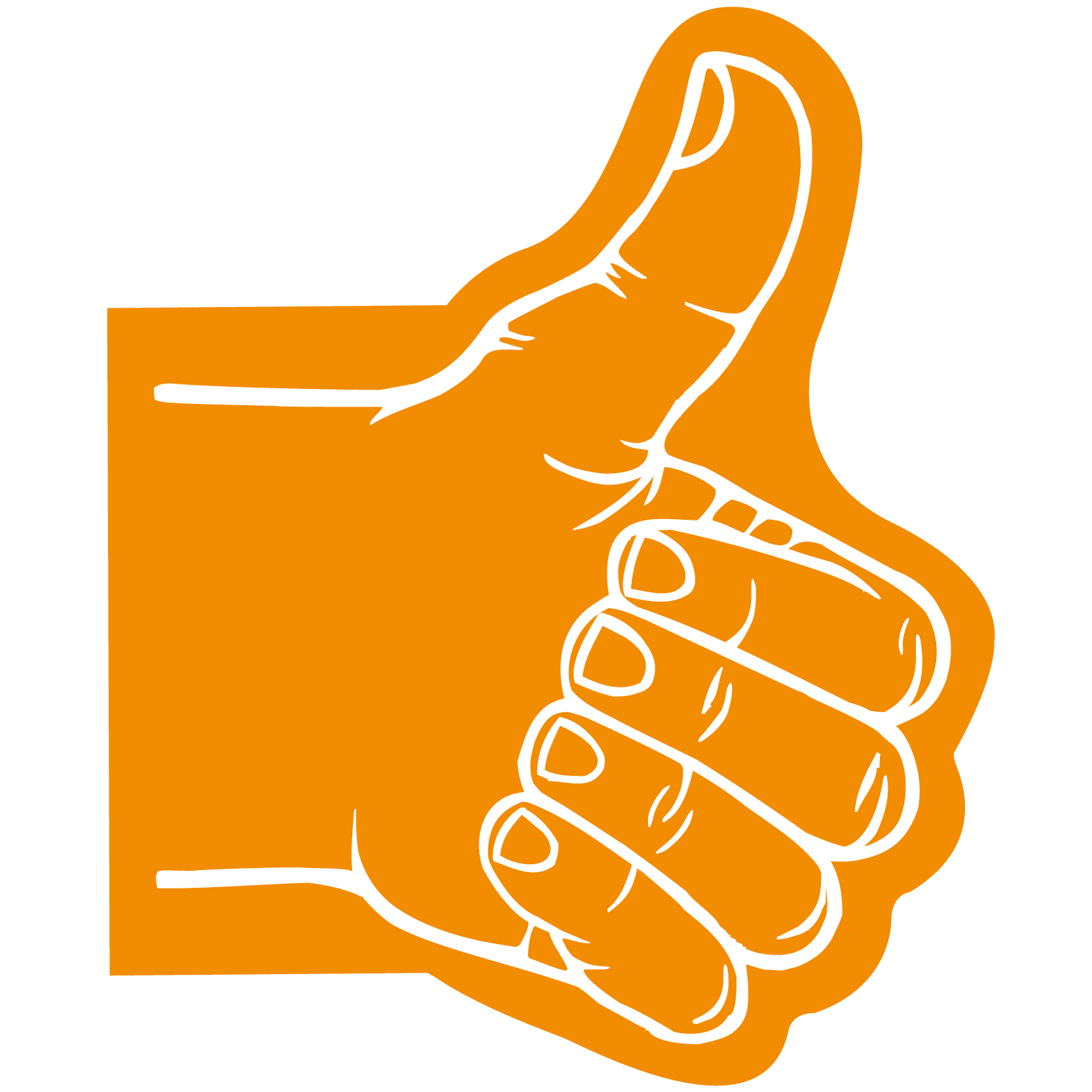 Giant Thumbs Up Hand 76