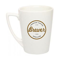 10 oz. Latte Beans Mug (2 Color Imprint)