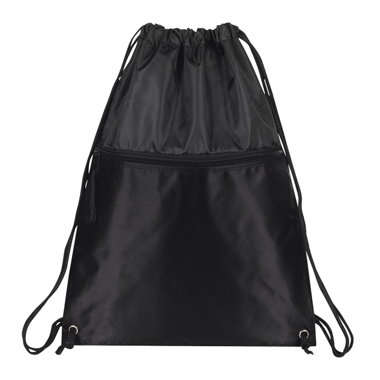 Dobby Nylon Drawstring Backpack (Bag, Backpack) 17