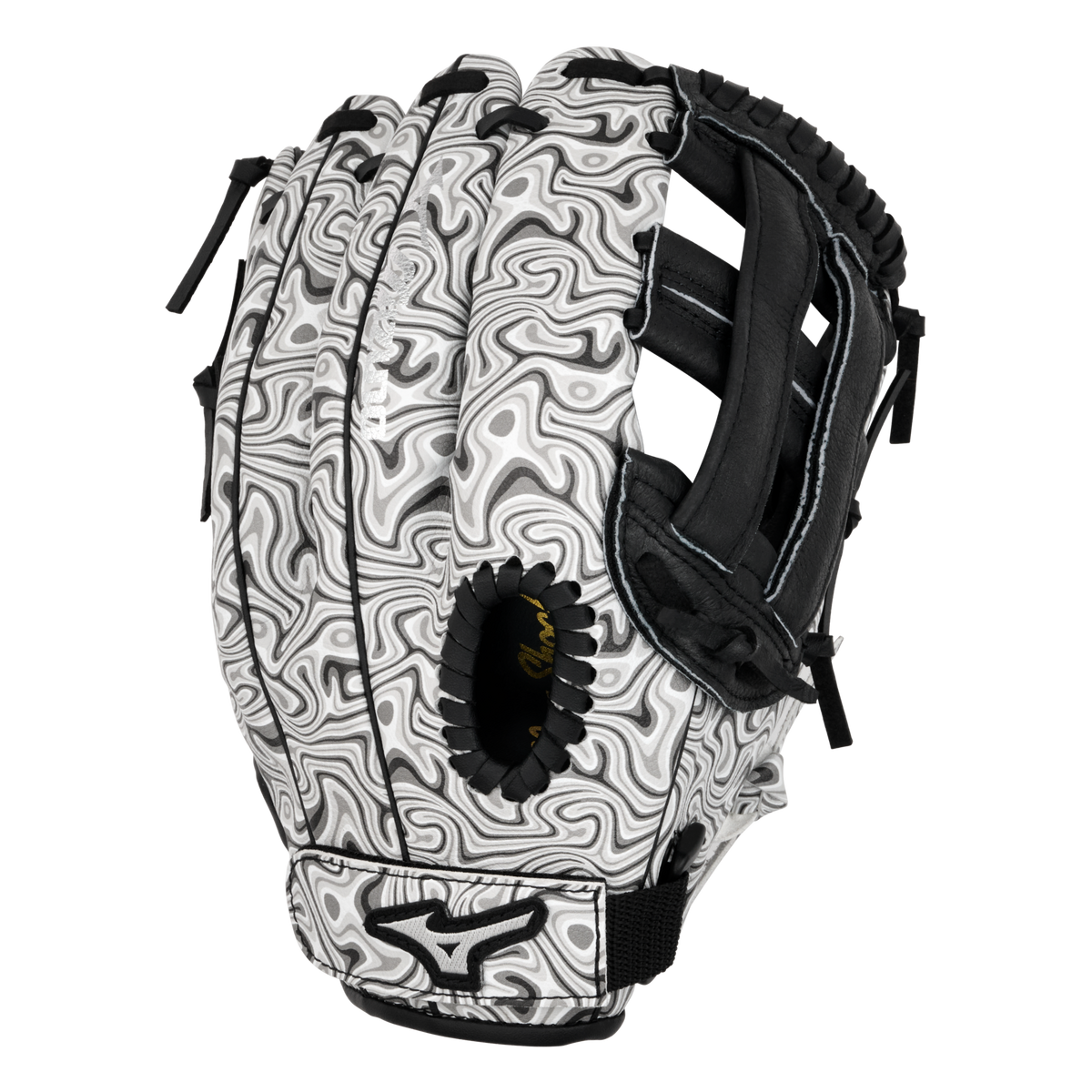GPP1151Y3P PROSPECT BB 11.50 PRINTED, T Web, Full Grain Pigskin, Oil Slick Print Pattern 3