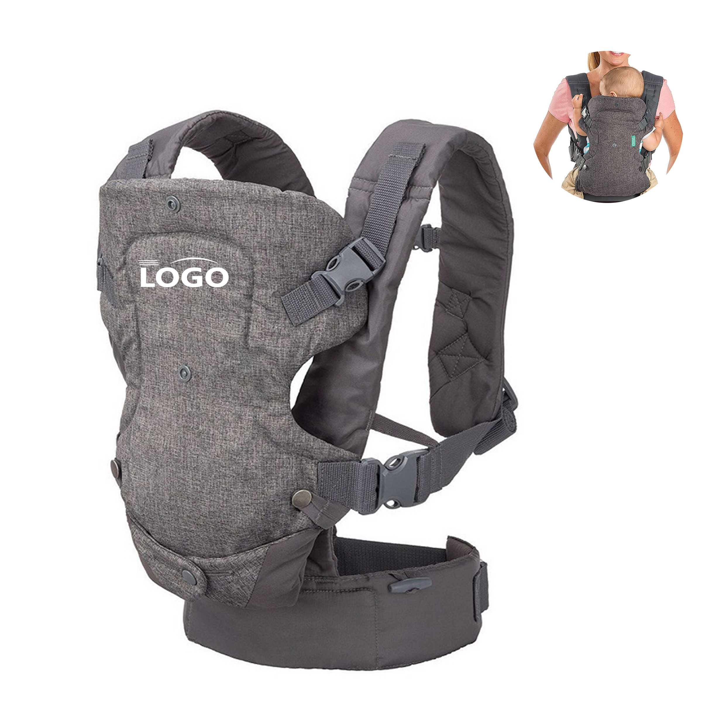 Convertible 4-in-1 Baby Carrier with Multiple Positions 3