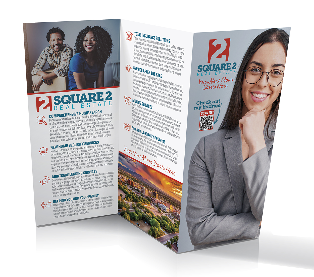 Tri-Fold Flyer Brochure - 8.5x11 - 4 pt. Gloss Text