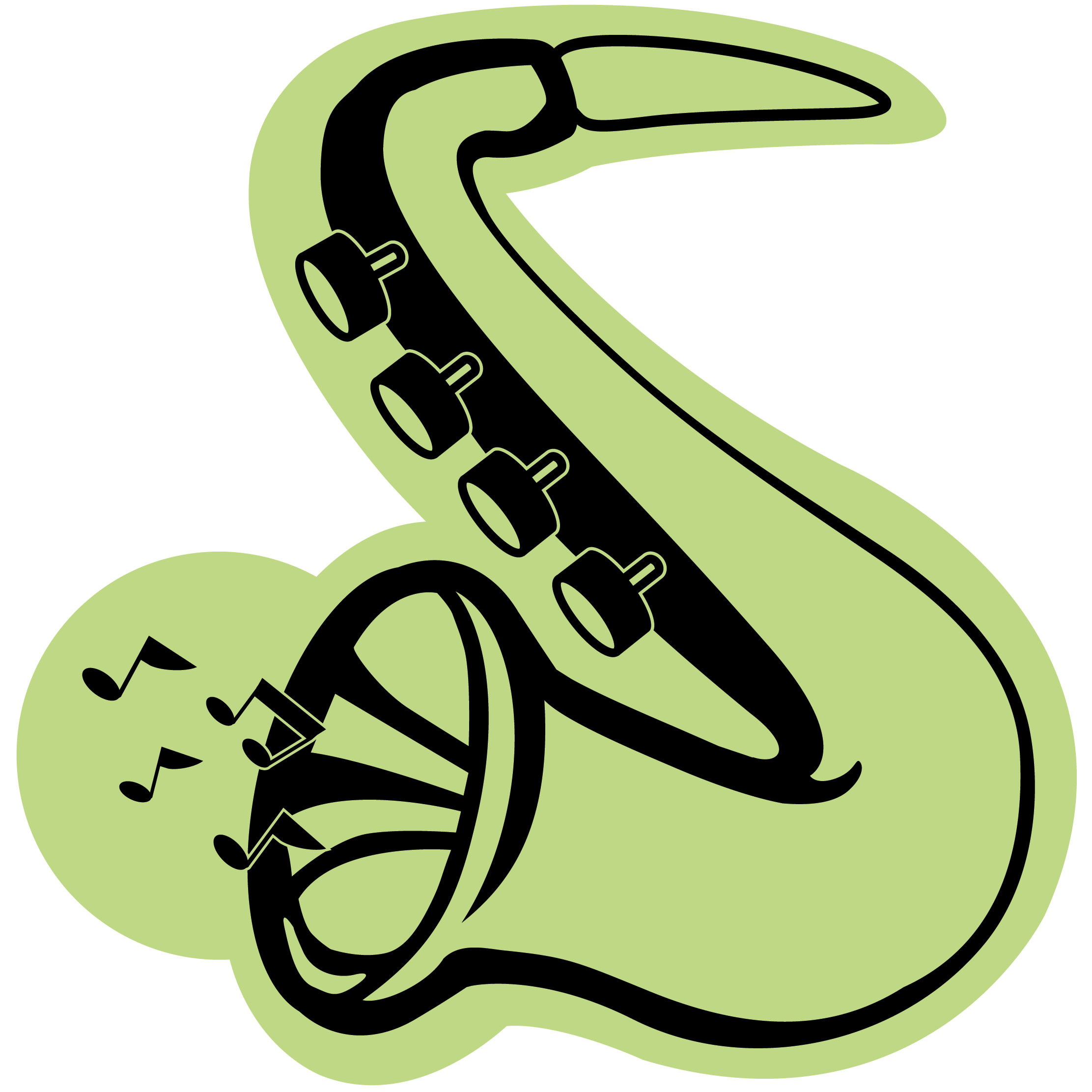 Foam Saxophone Waver 60