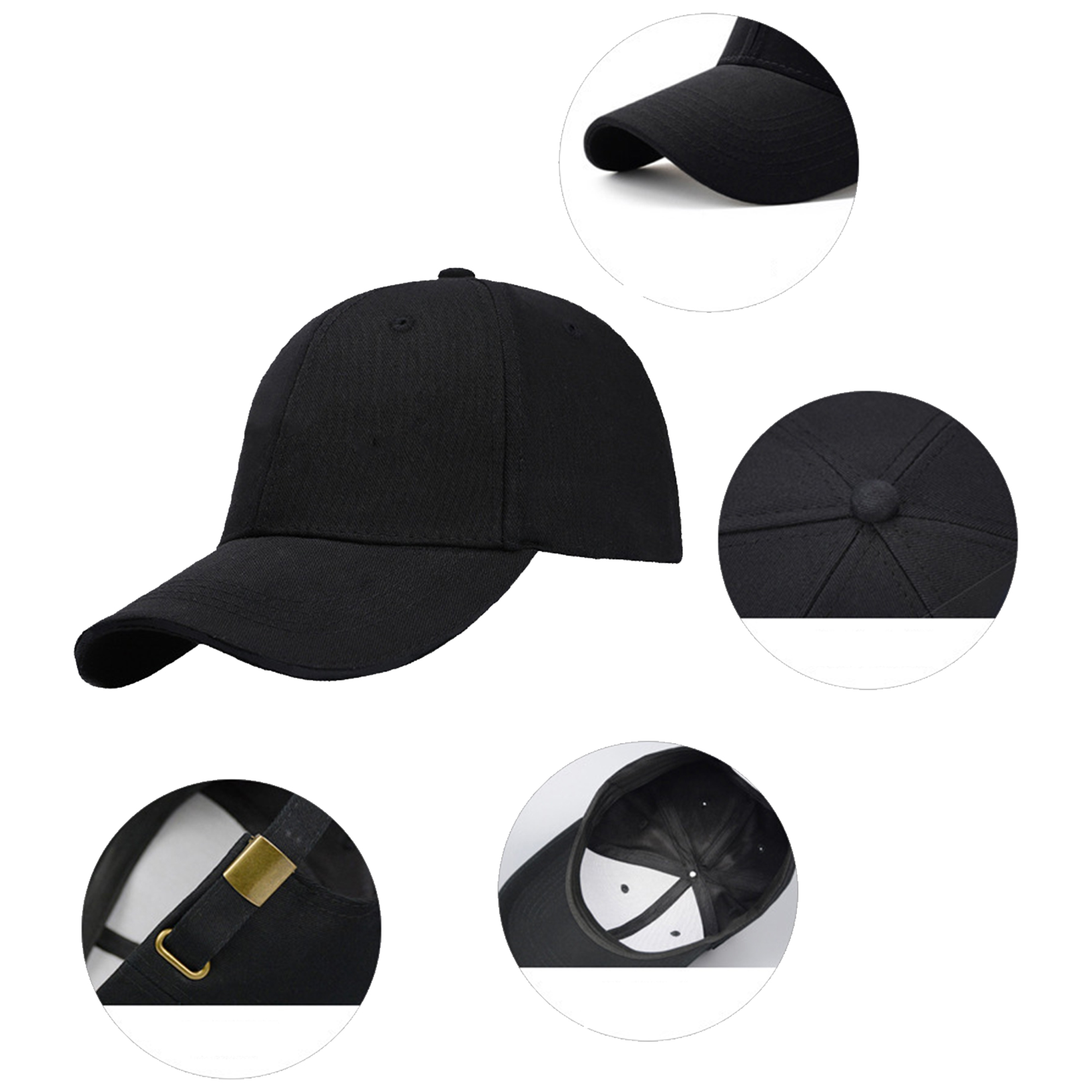 6 Panel Pro Style Baseball Hat 7