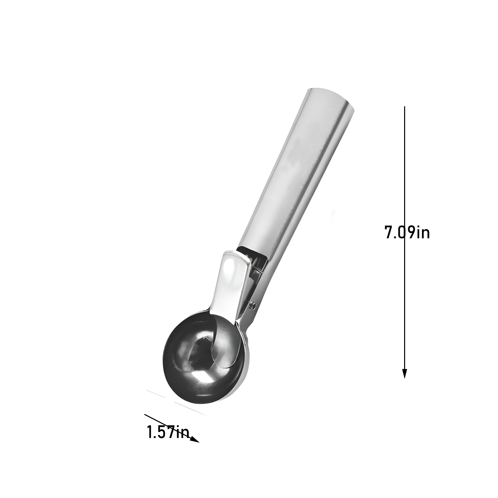 Stainless Steel Ice Cream Scoop with Trigger 5