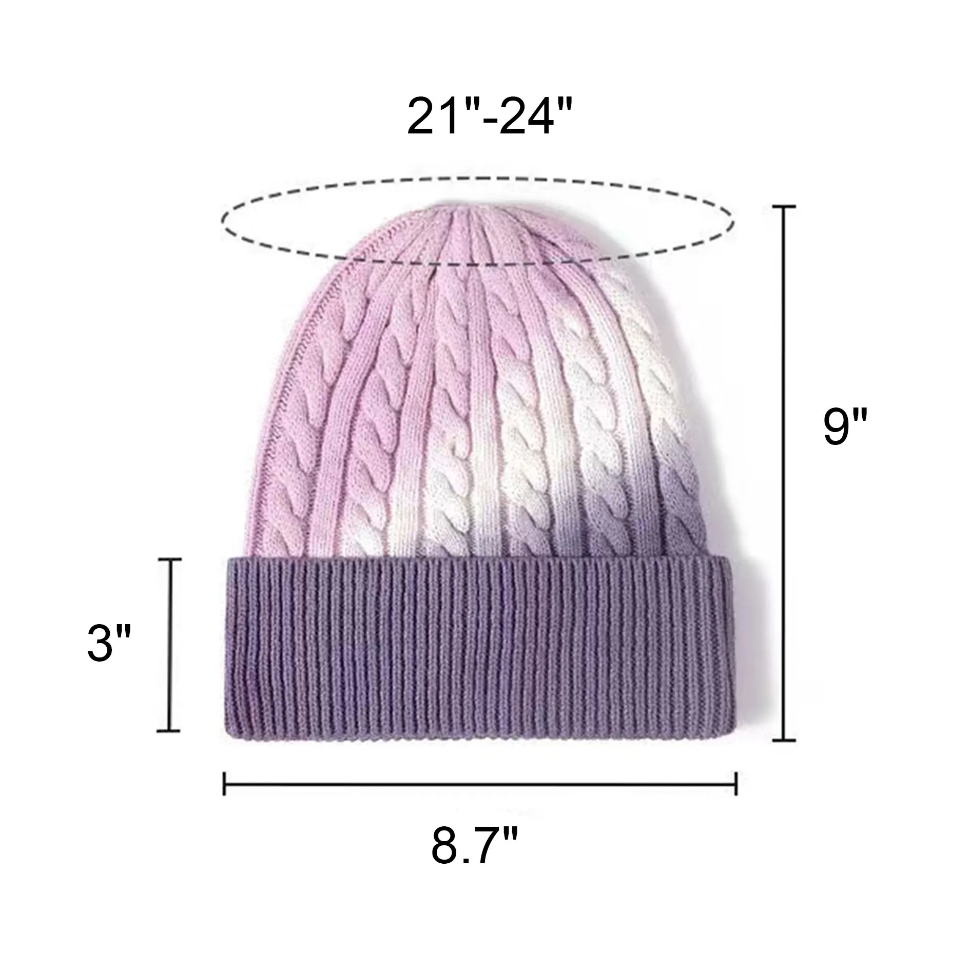 Winter Warm Knitted Hat Customization 13