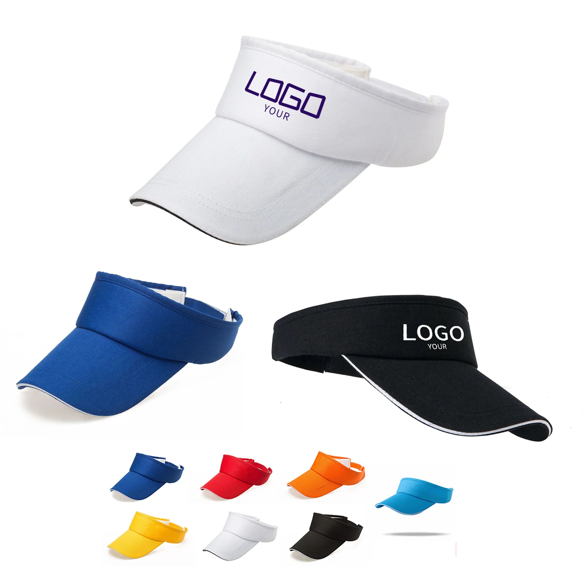 Sport Sun Visor Cotton Hats For Women Men