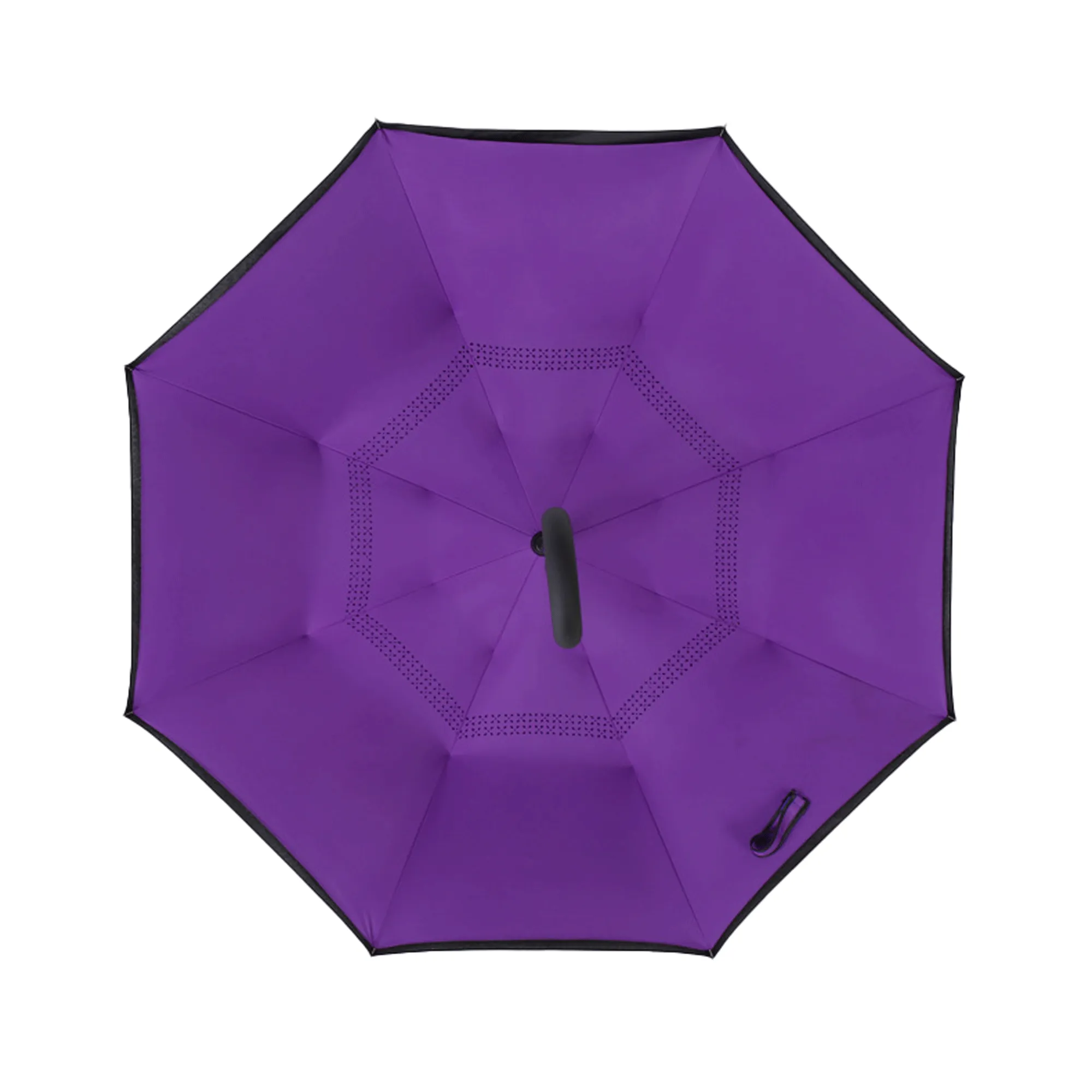 MOQ 50PCS C-Shaped Handle Inverted Umbrella 17