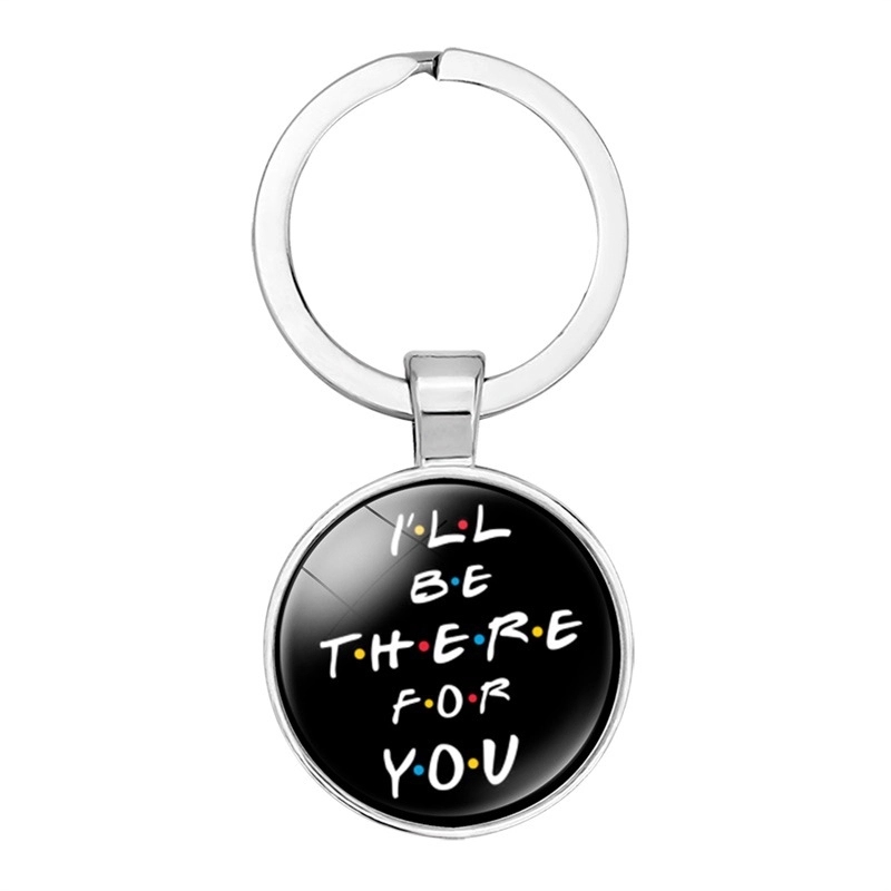 Full Color Domed Round Metal Key Chain