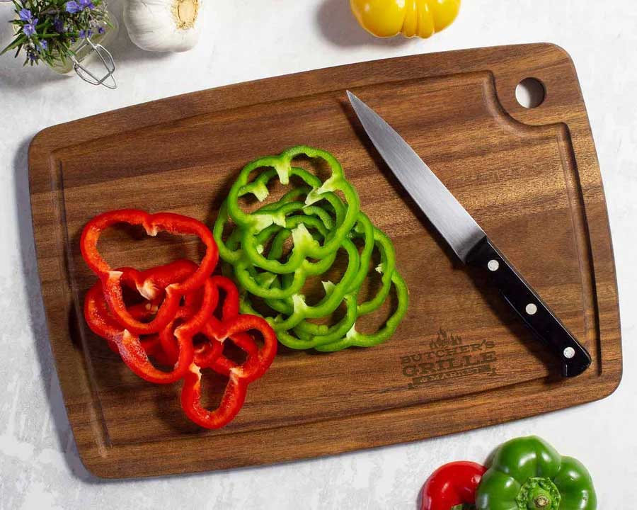 Shop Totally Bamboo's popular selection of branded acacia wood cutting boards, branded acacia wood salt cellars, branded acacia wood charcuterie boards, branded acacia wood cooking utensils and much more!