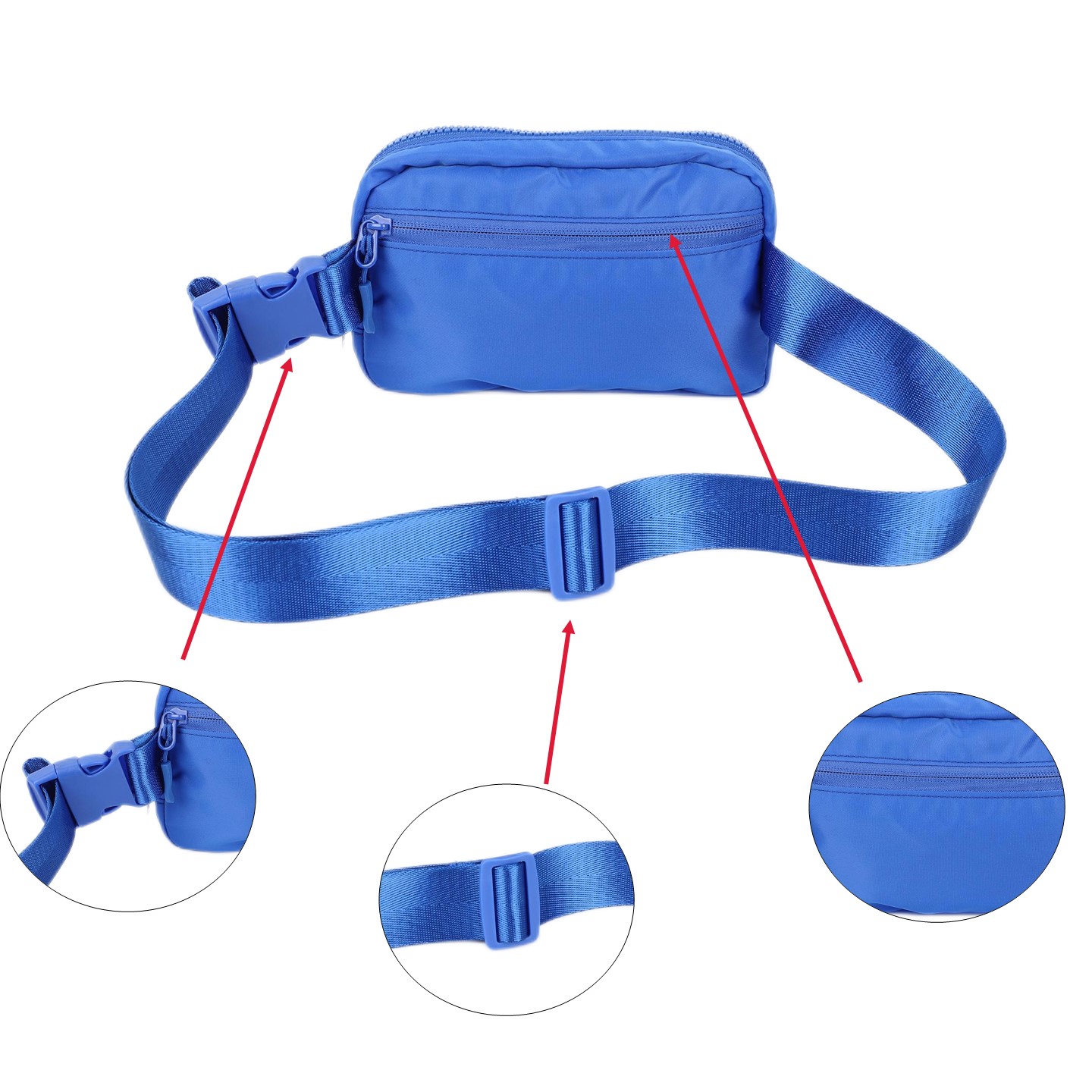 Premium Water Resistant Nylon Everywhere Belt Bag 23