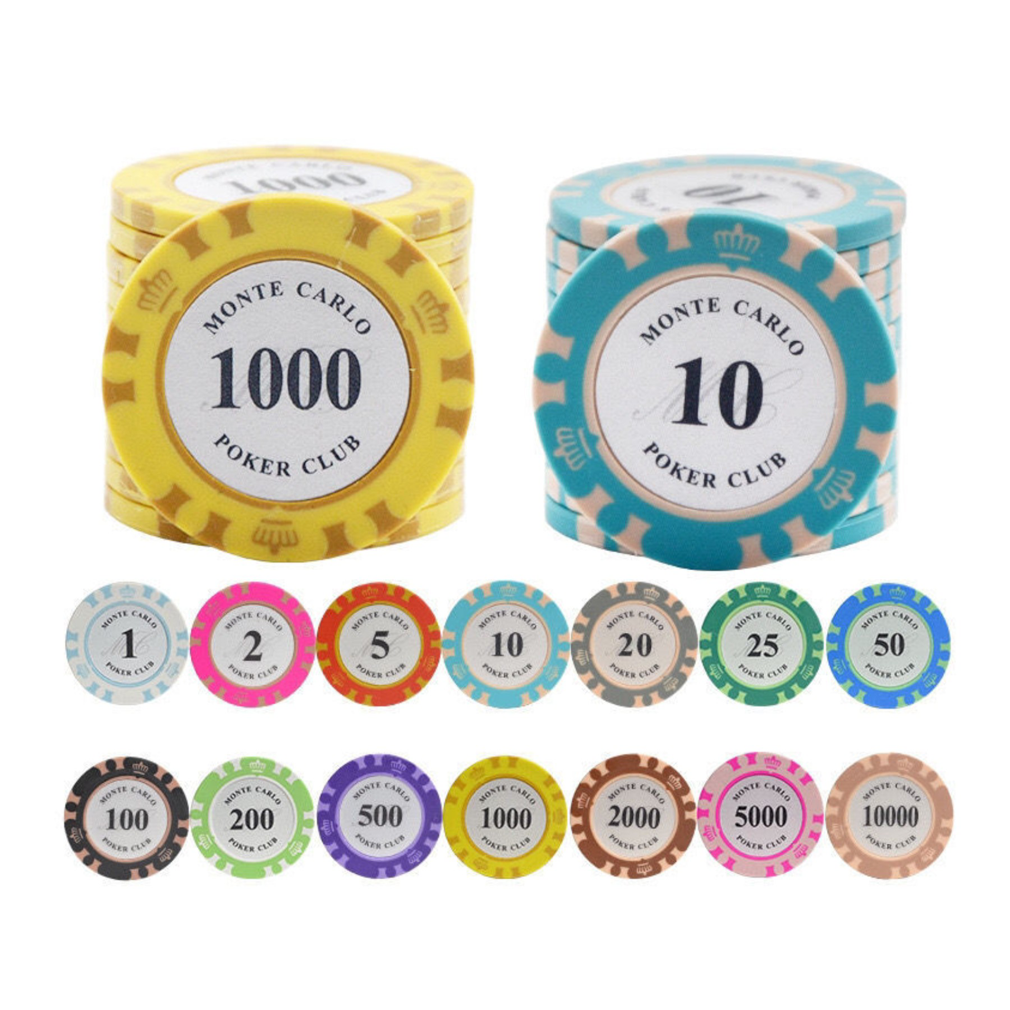 Dice Style ABS Poker Chip 5