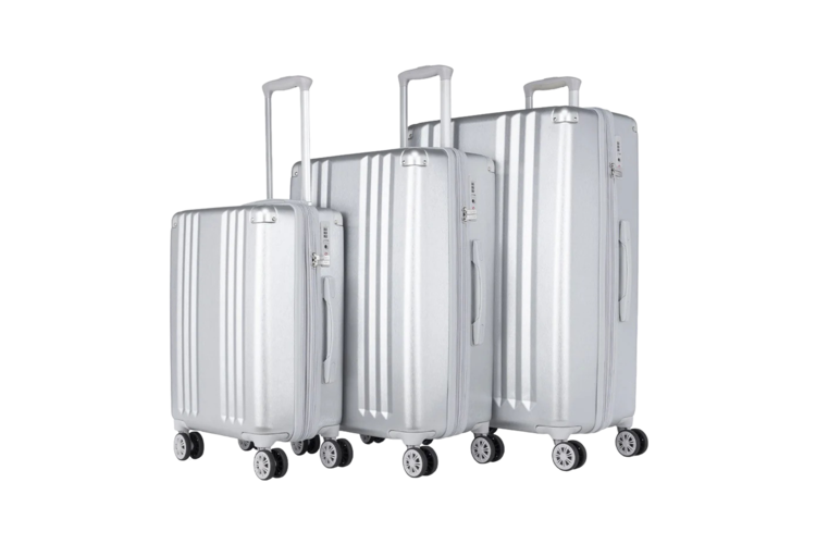 CALPAK Ambeur 3-Piece Luggage Set Silver 3