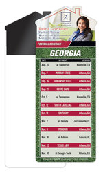 Magna-Card House Shape Magnet Football Schedules (3.5x9)