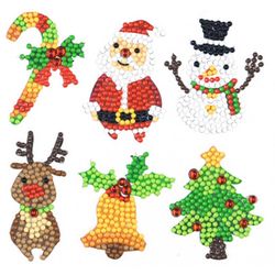 DIY diamond painting Christmas stickers