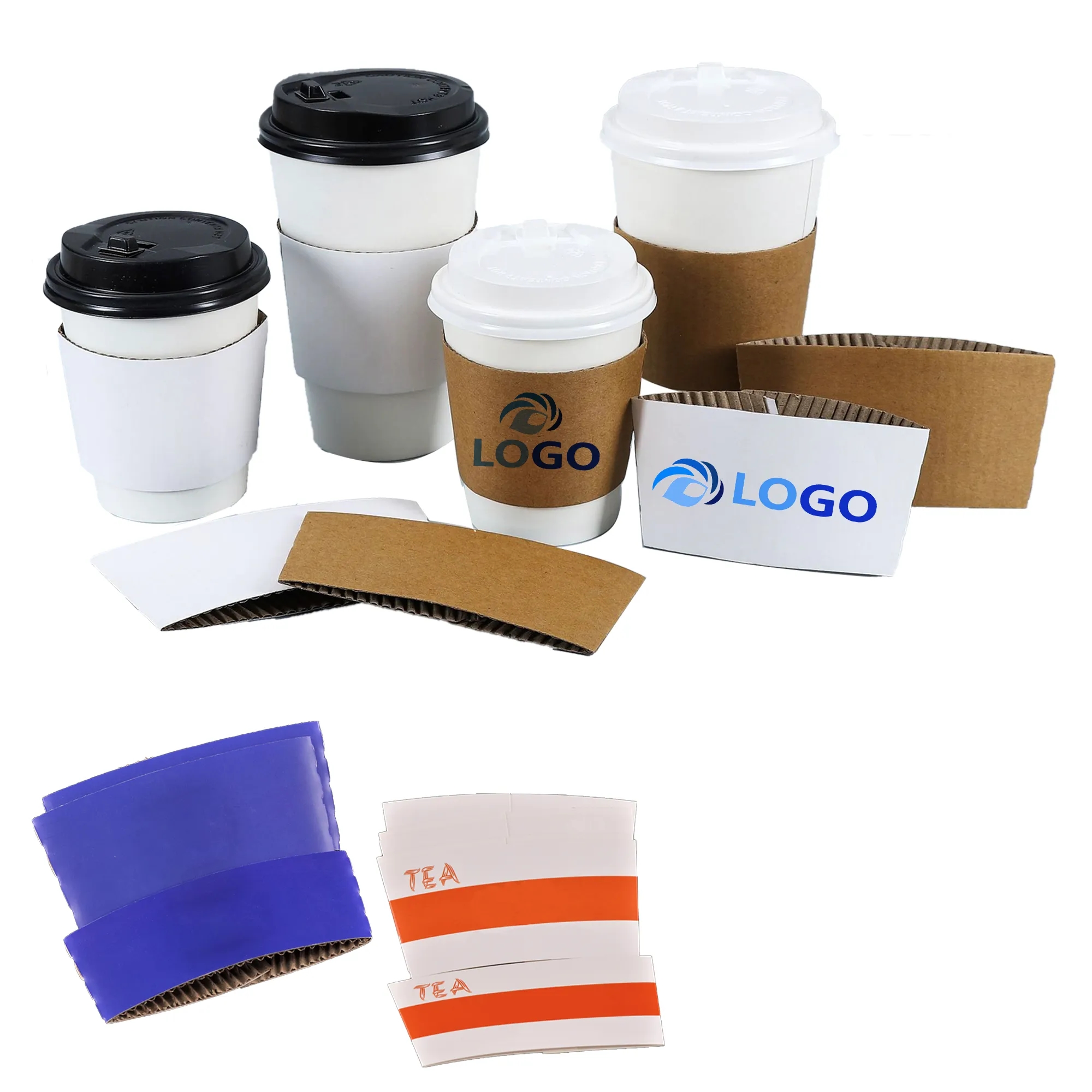 Full Color Coffee Cup Sleeves 6