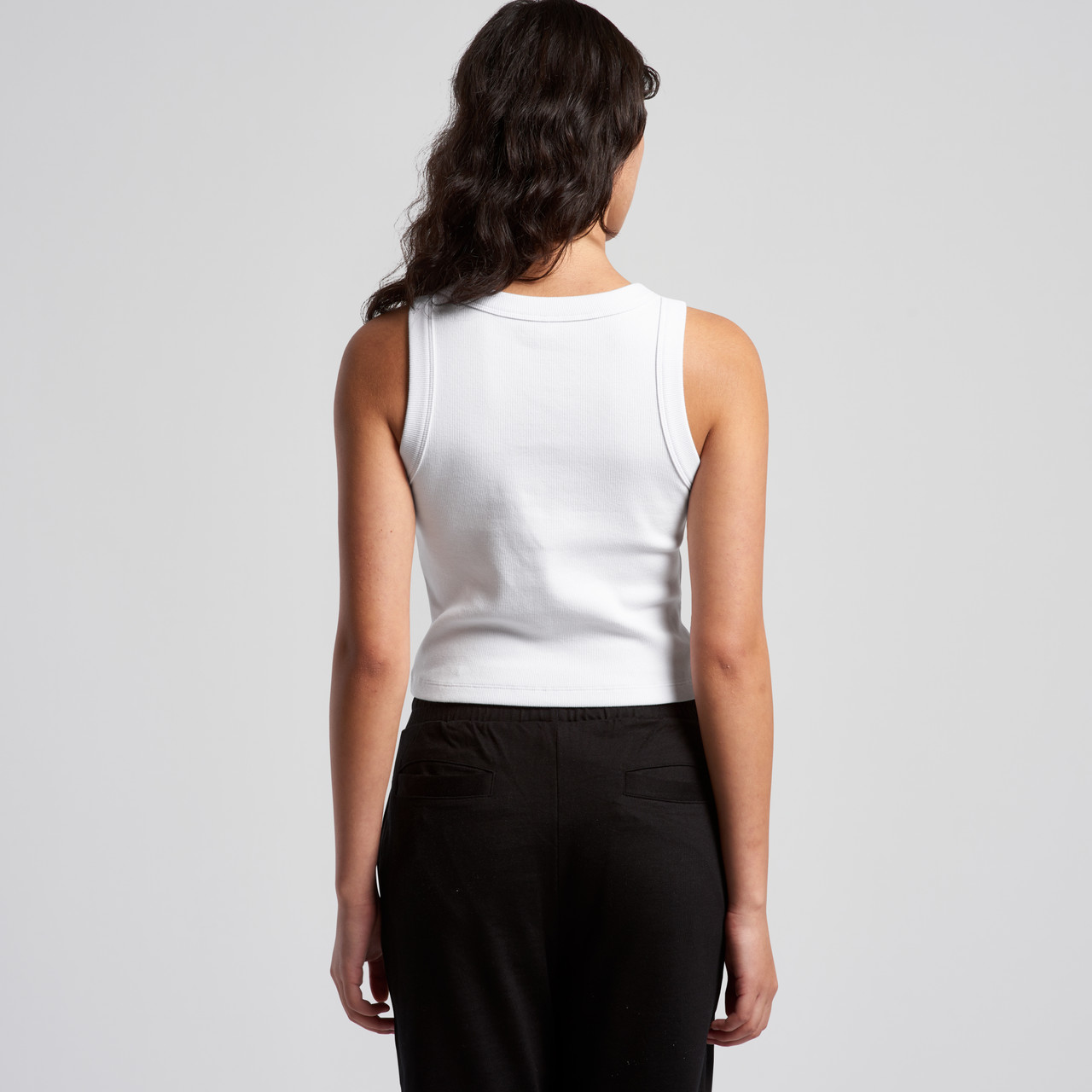 Wo's Organic Rib Crop Tank | 4064G 73