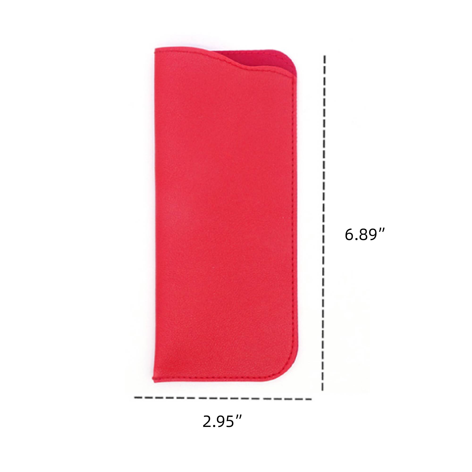 MOQ 10 pcs Leather Sunglasses Pouch 4