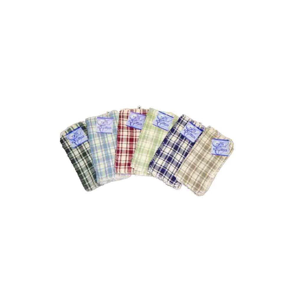 Waffle Weave Dishcloths - Assorted 12" x 12" 3