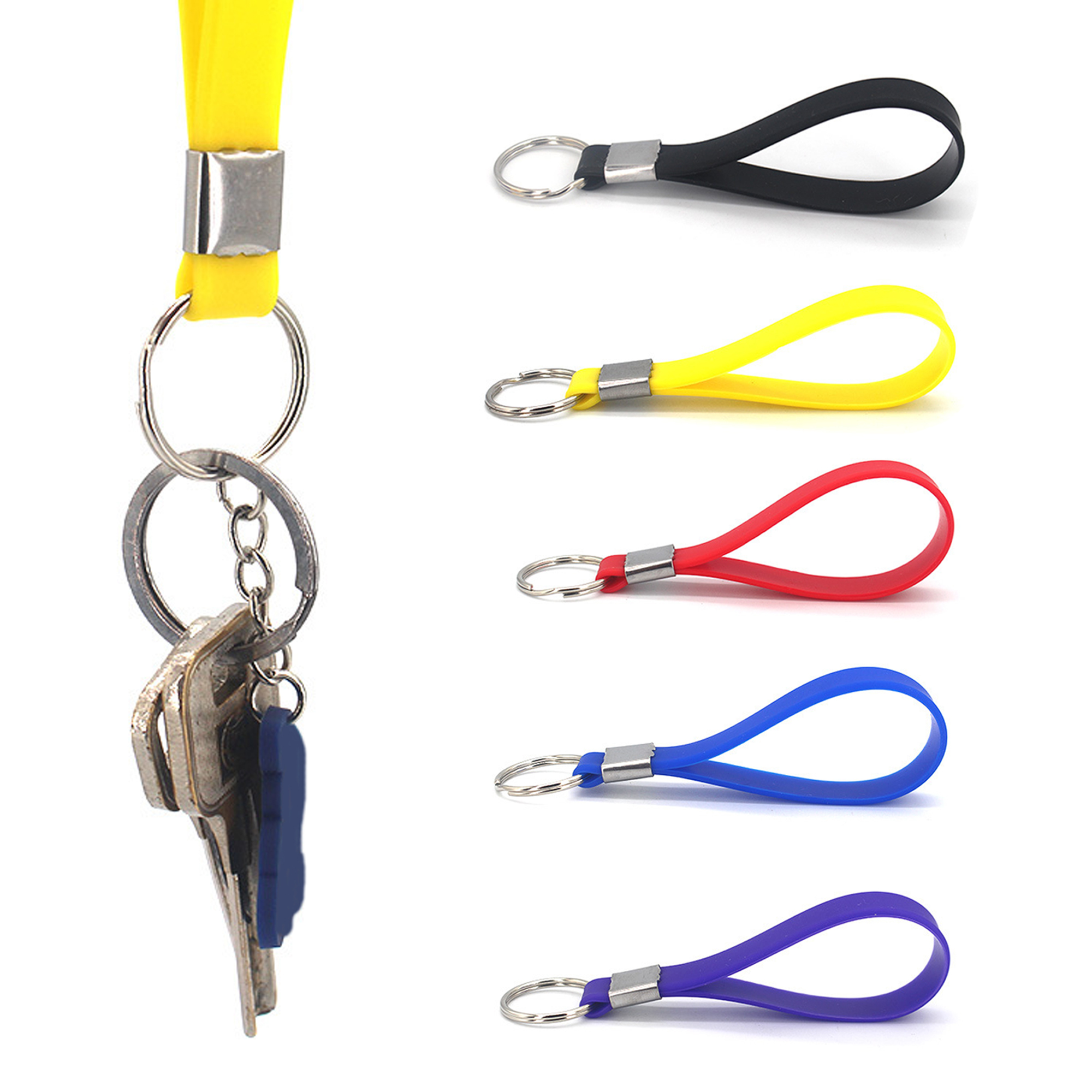 Silicone Keychain Ring For Employee Appreciation Gift 3