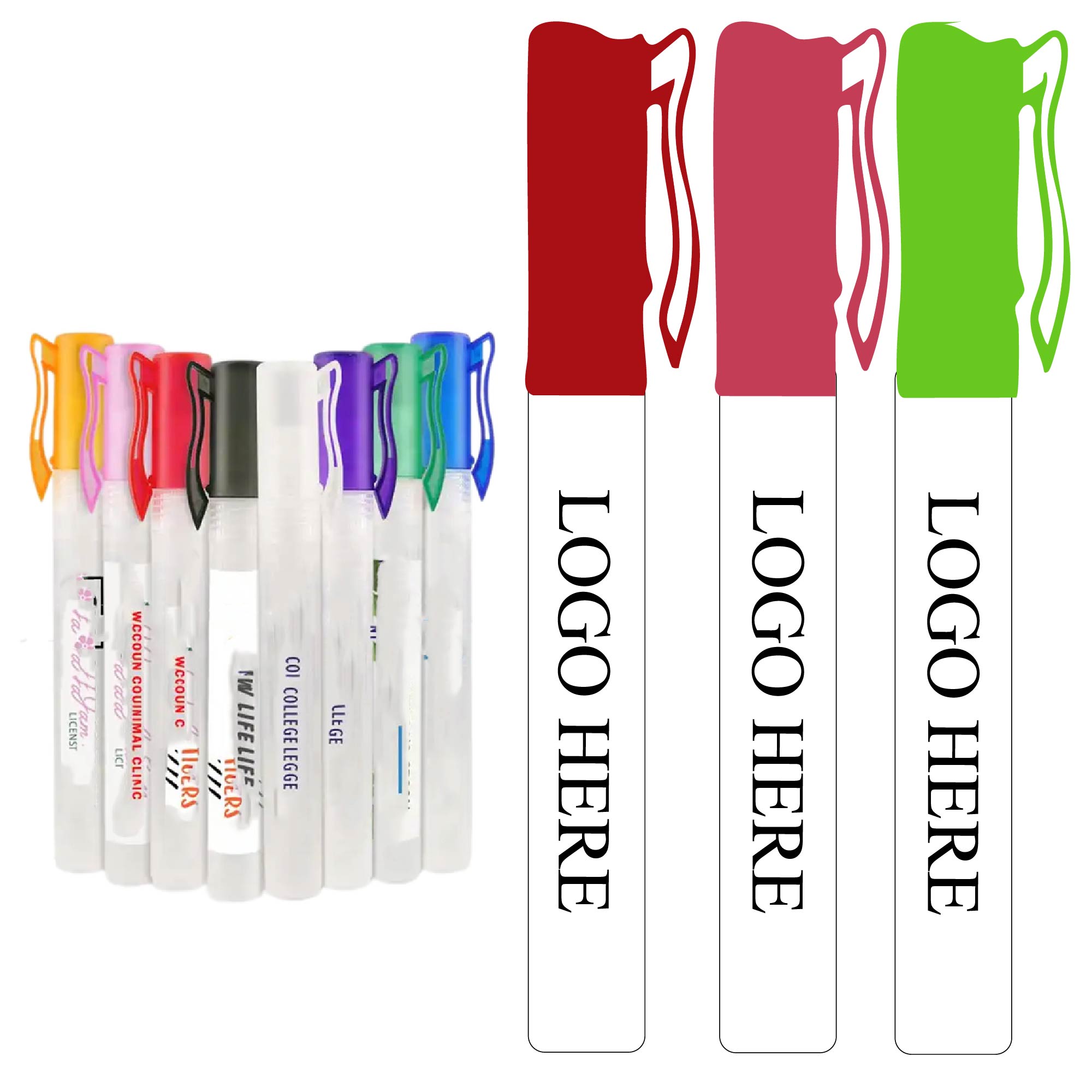 Hand Sanitizer Spray Pen with Carabiner