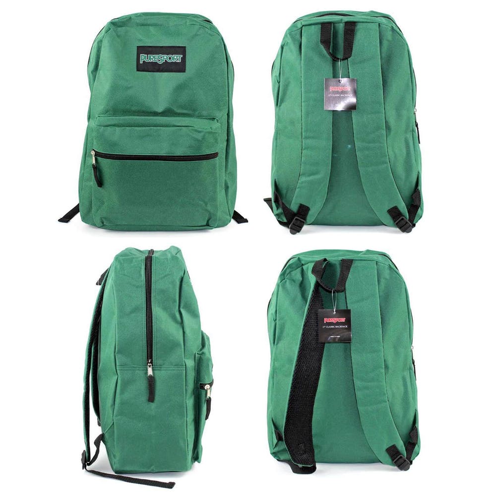 Classic Backpacks - Green 15"