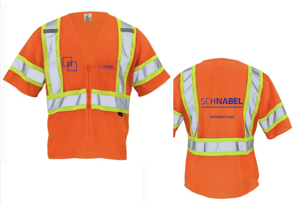 Standard Class 3 Mesh Zipper Safety Vest 2GS2005