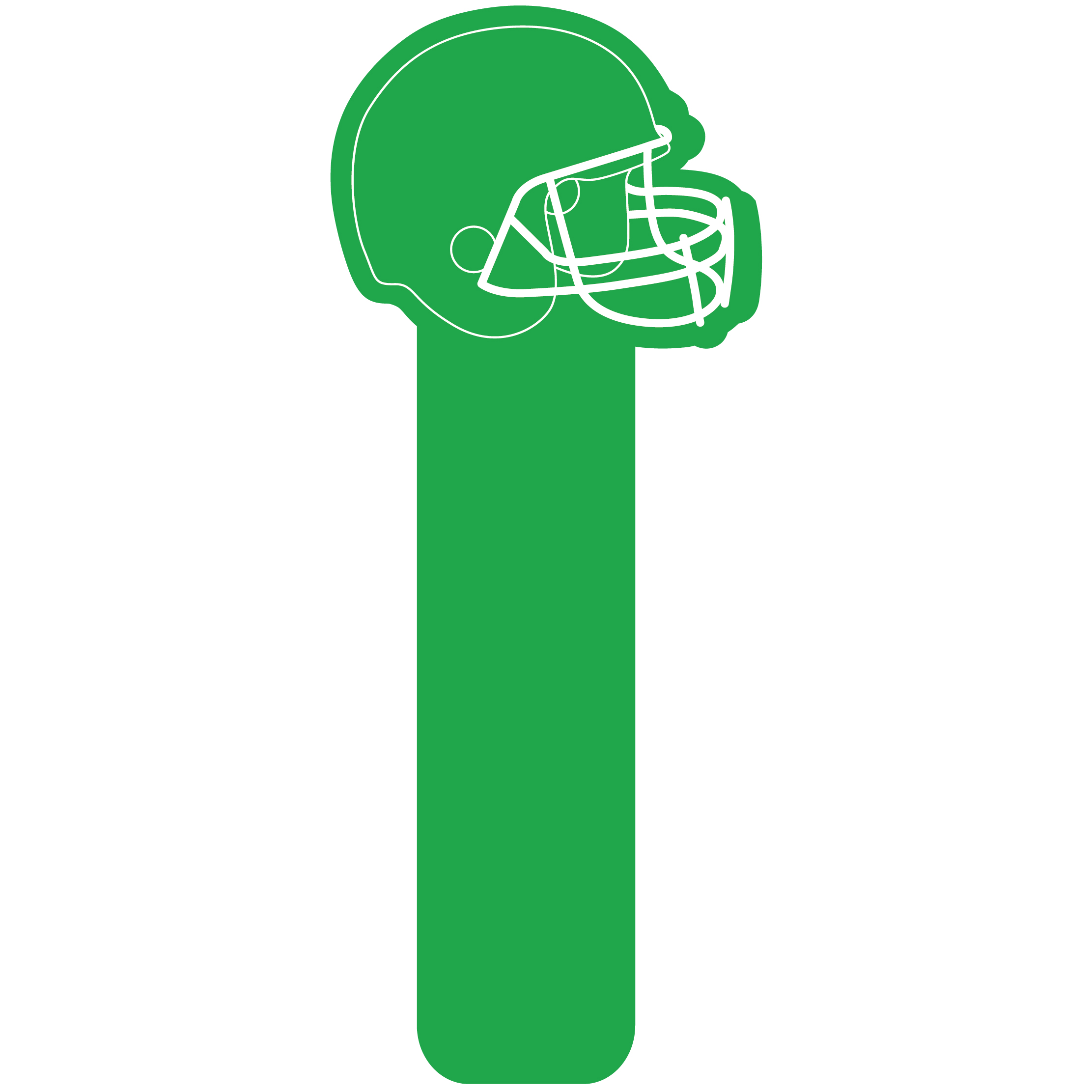 Football Helmet Stick Waver 45