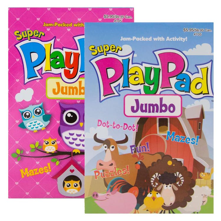 Super Jumbo Play Pads - Digest Size Two Titles 3