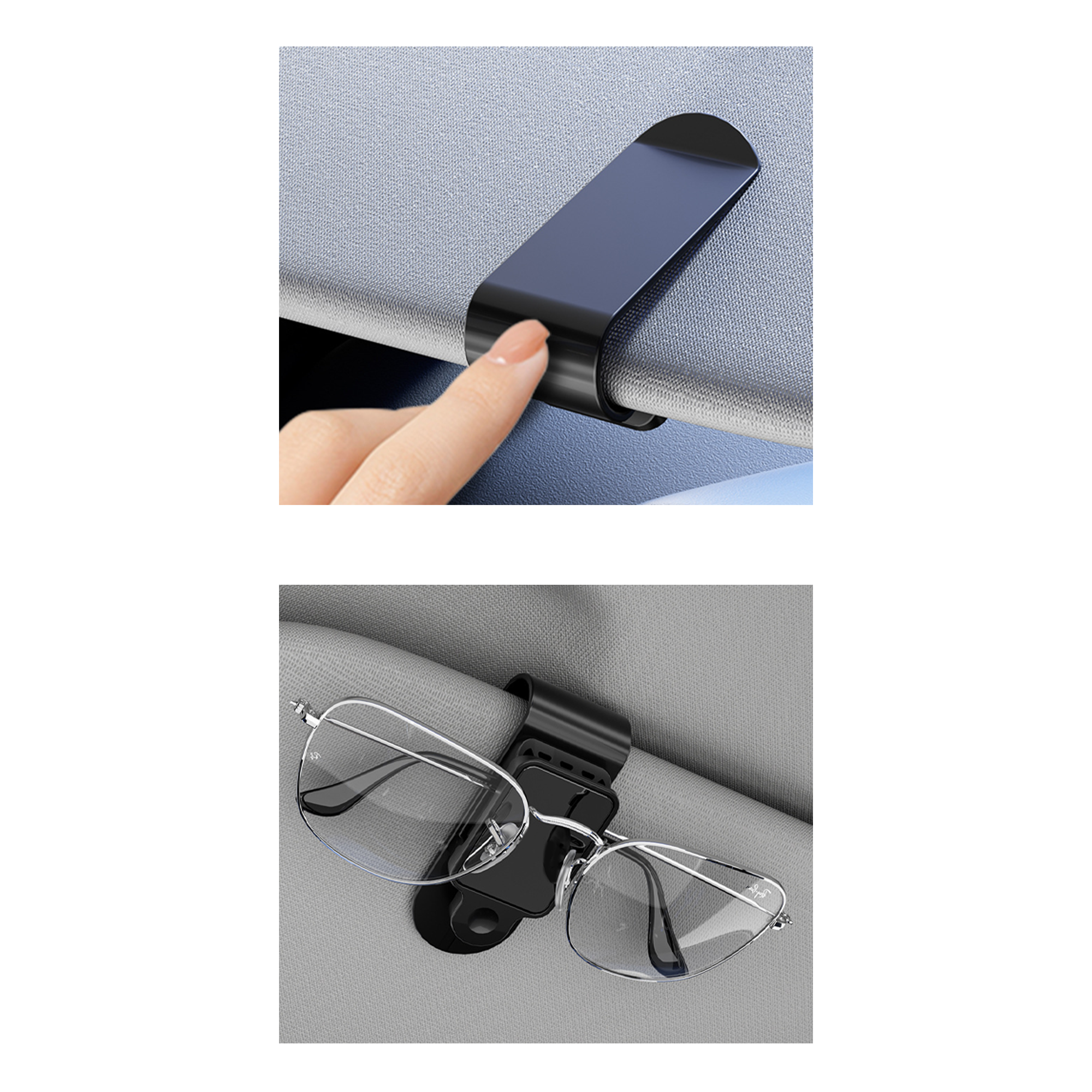 3 Inch Car Visor Sunglasses Holder Clip 3