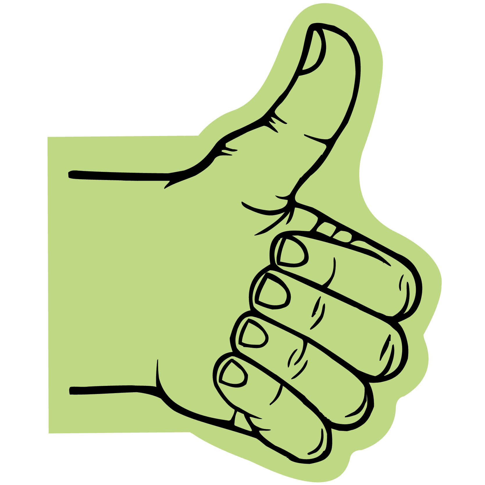 Giant Thumbs Up Hand 74