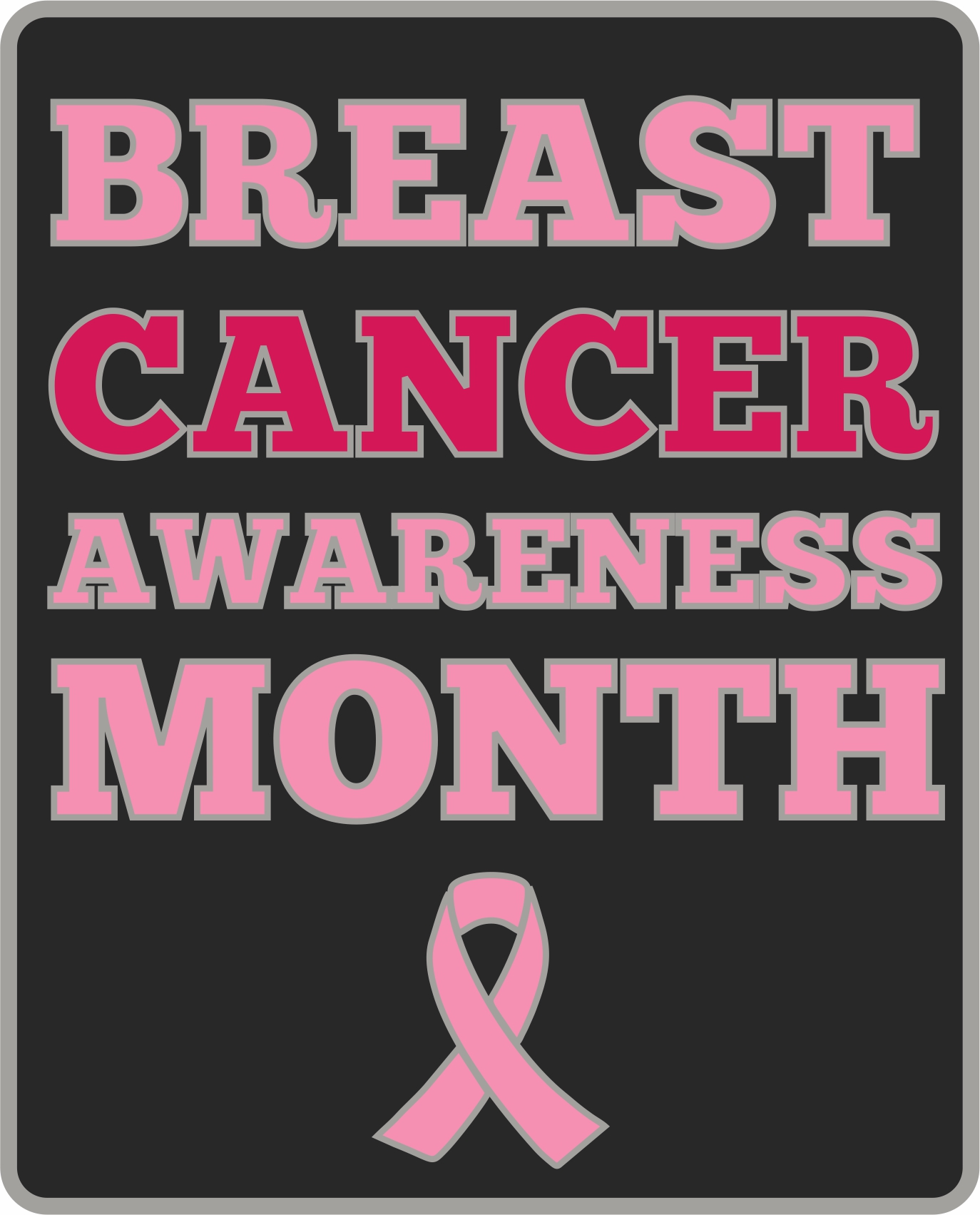 Breast Cancer Awareness Hard Enamel Lapel Pin
