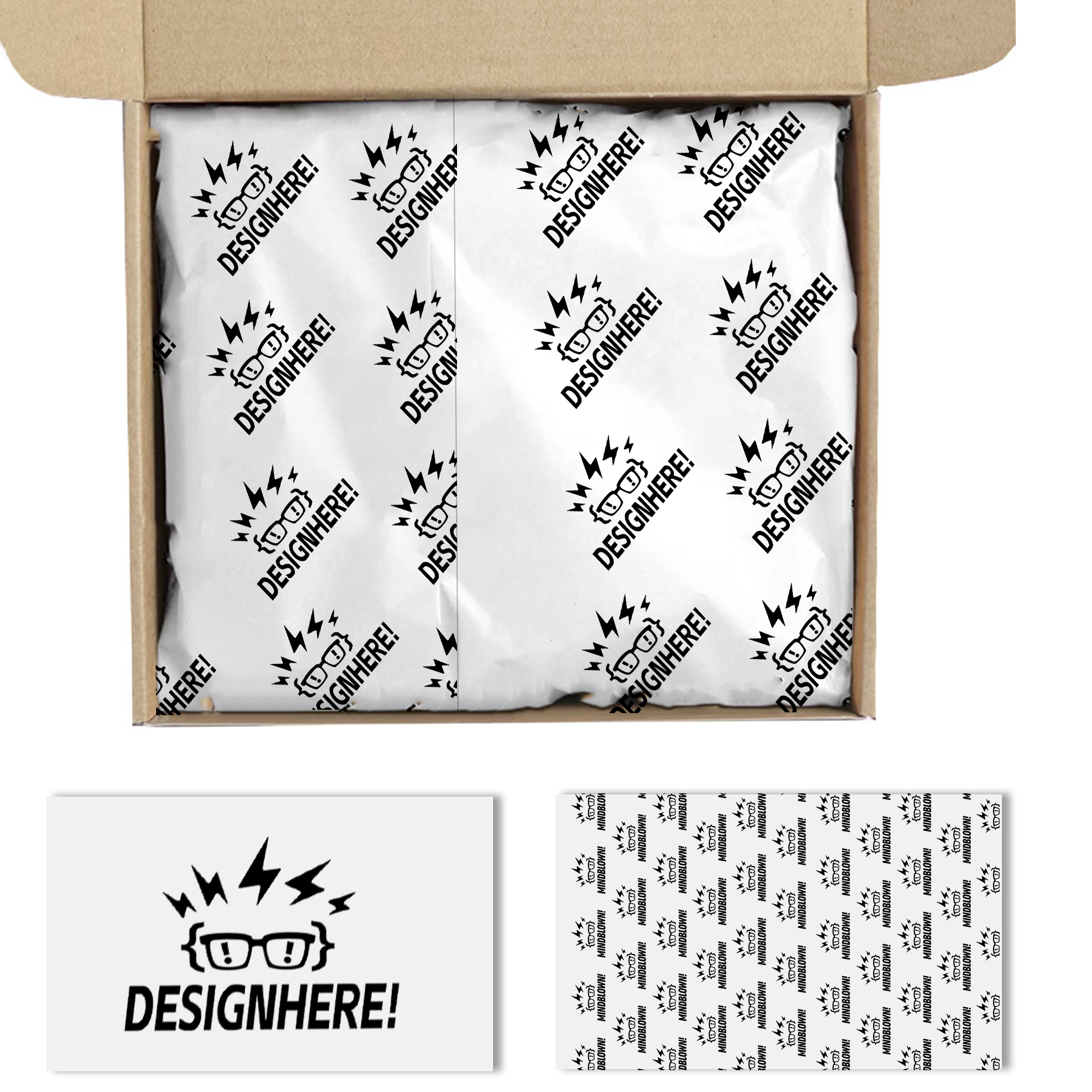 Personalized Logo Tissue Gift Wrap Paper 3