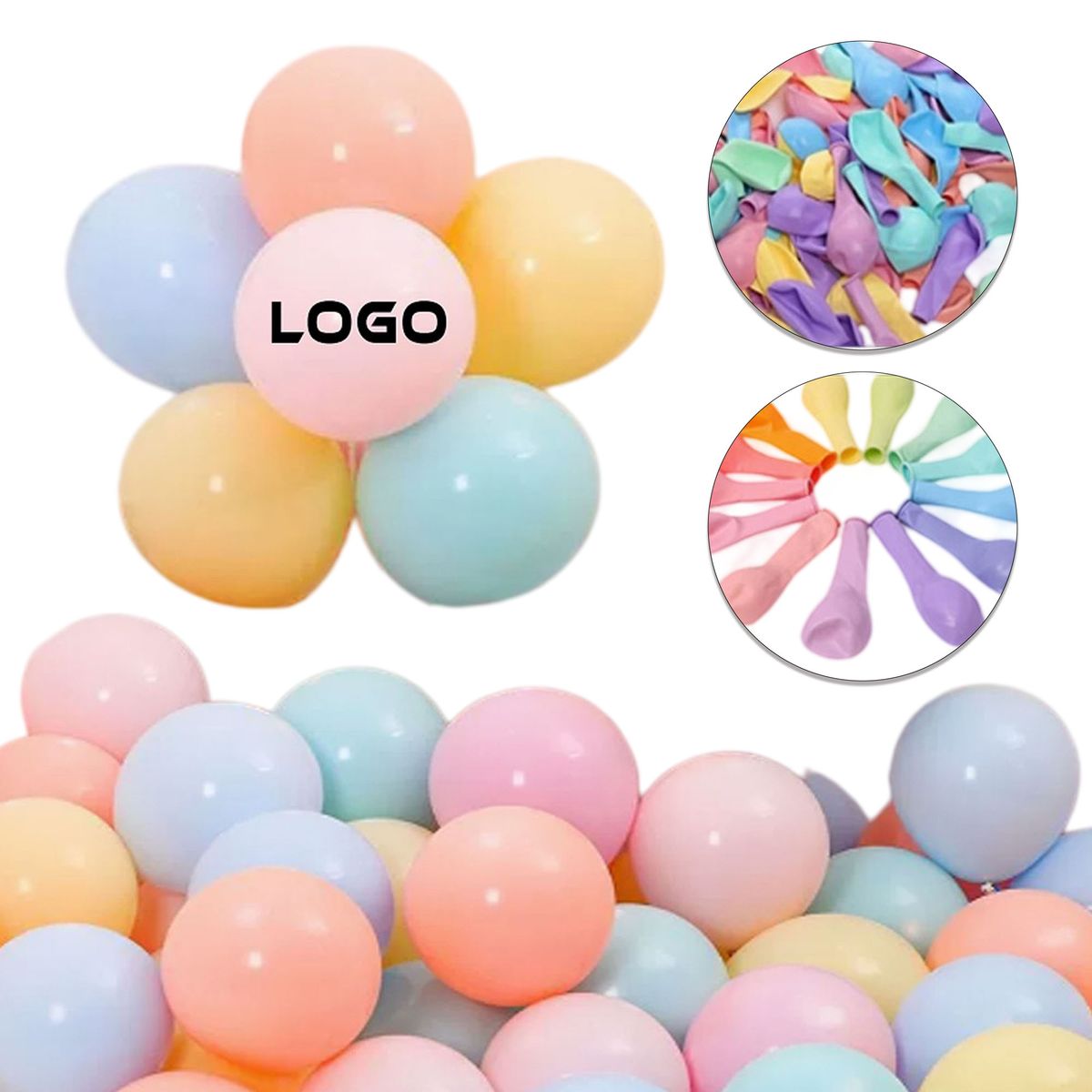 Macaron Colored Balloons