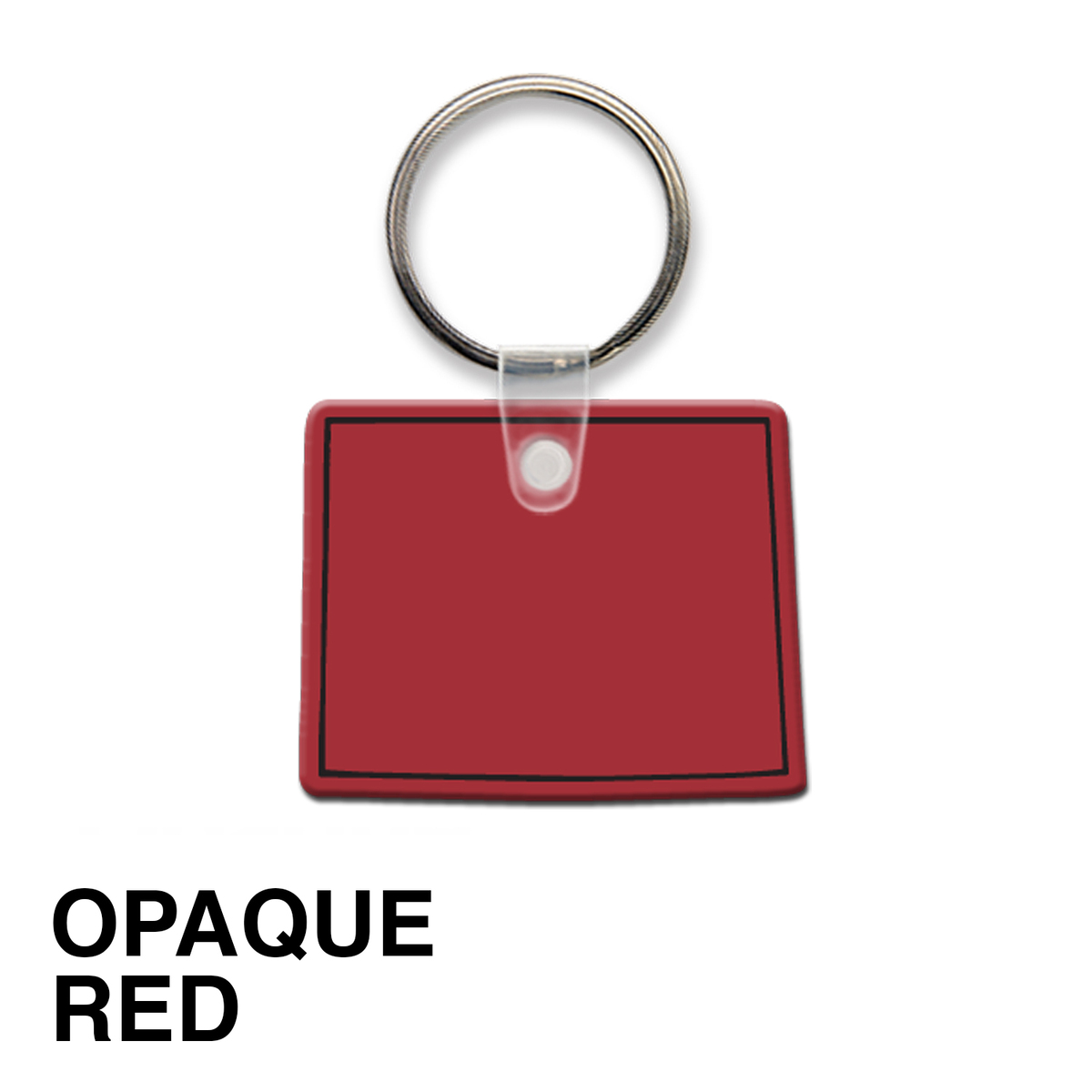 Key Tag Wyoming State Shape Spot Color 6100WY Radar Promotions