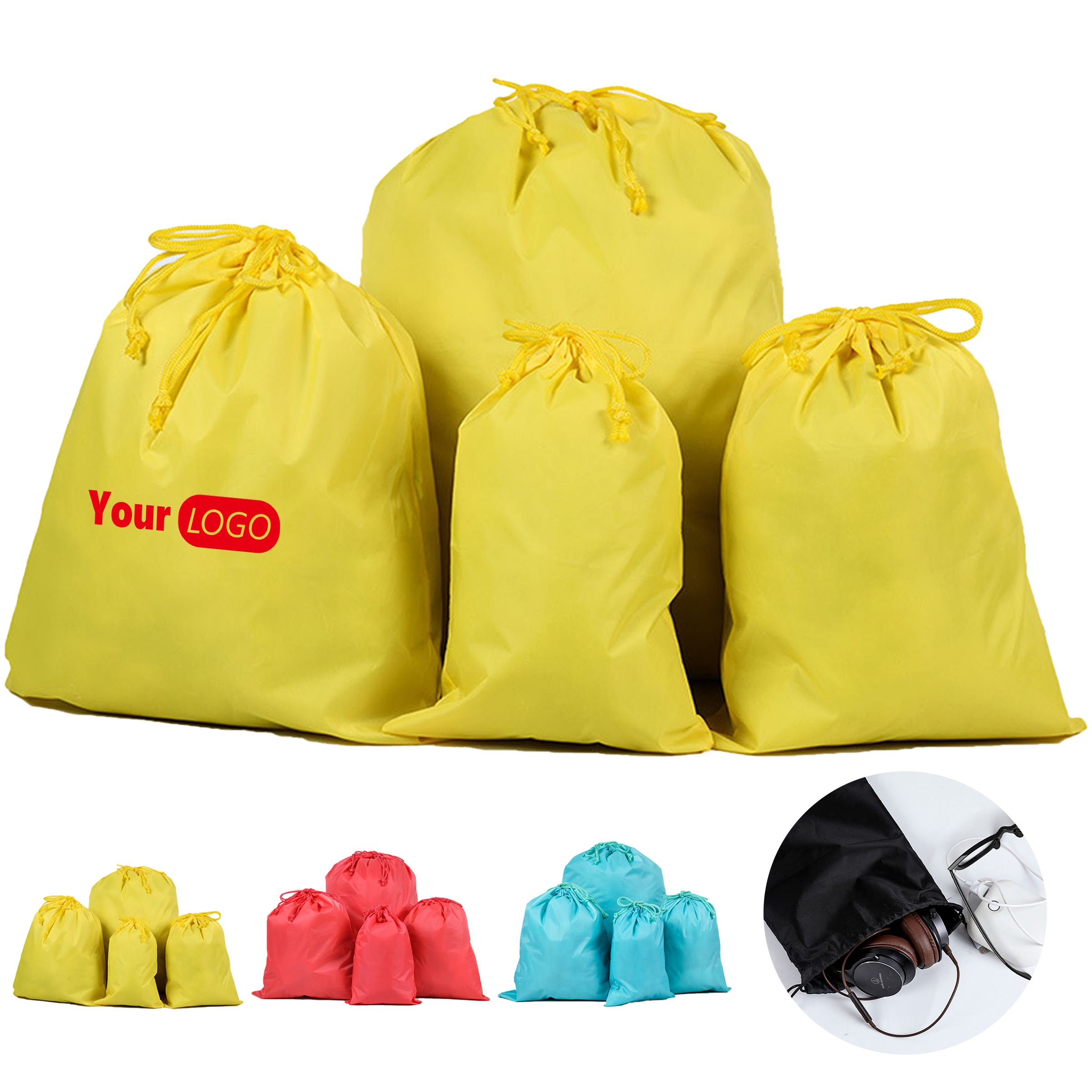 Oxford Drawstring Backpack Water Resistant String Bag 7