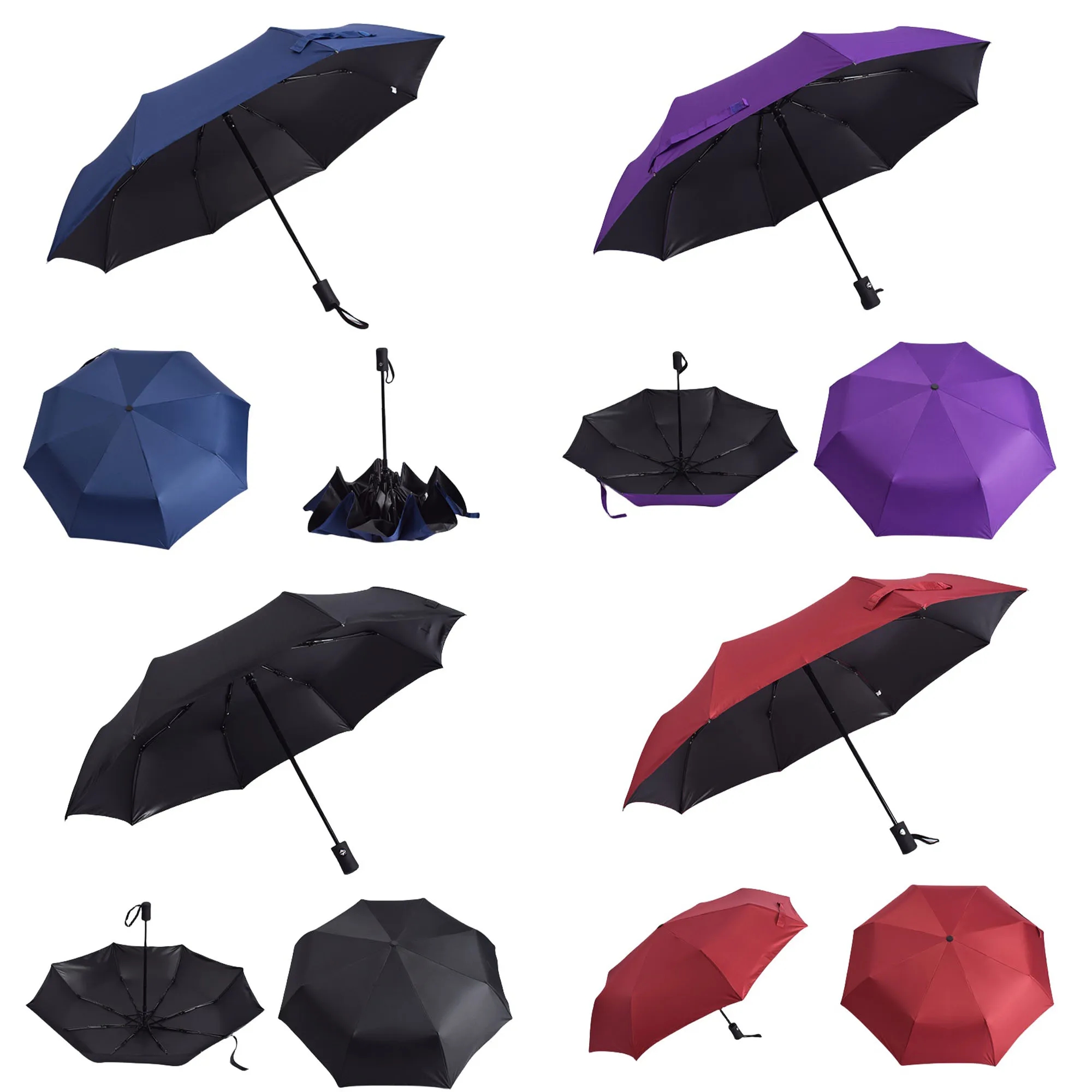 Auto-open Folding Umbrella