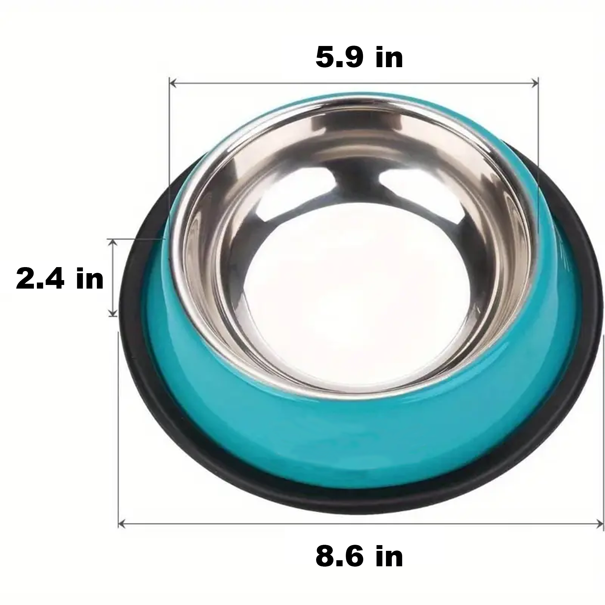 Coloured Stainless Steel Dog Bowls With Custom Logo 8