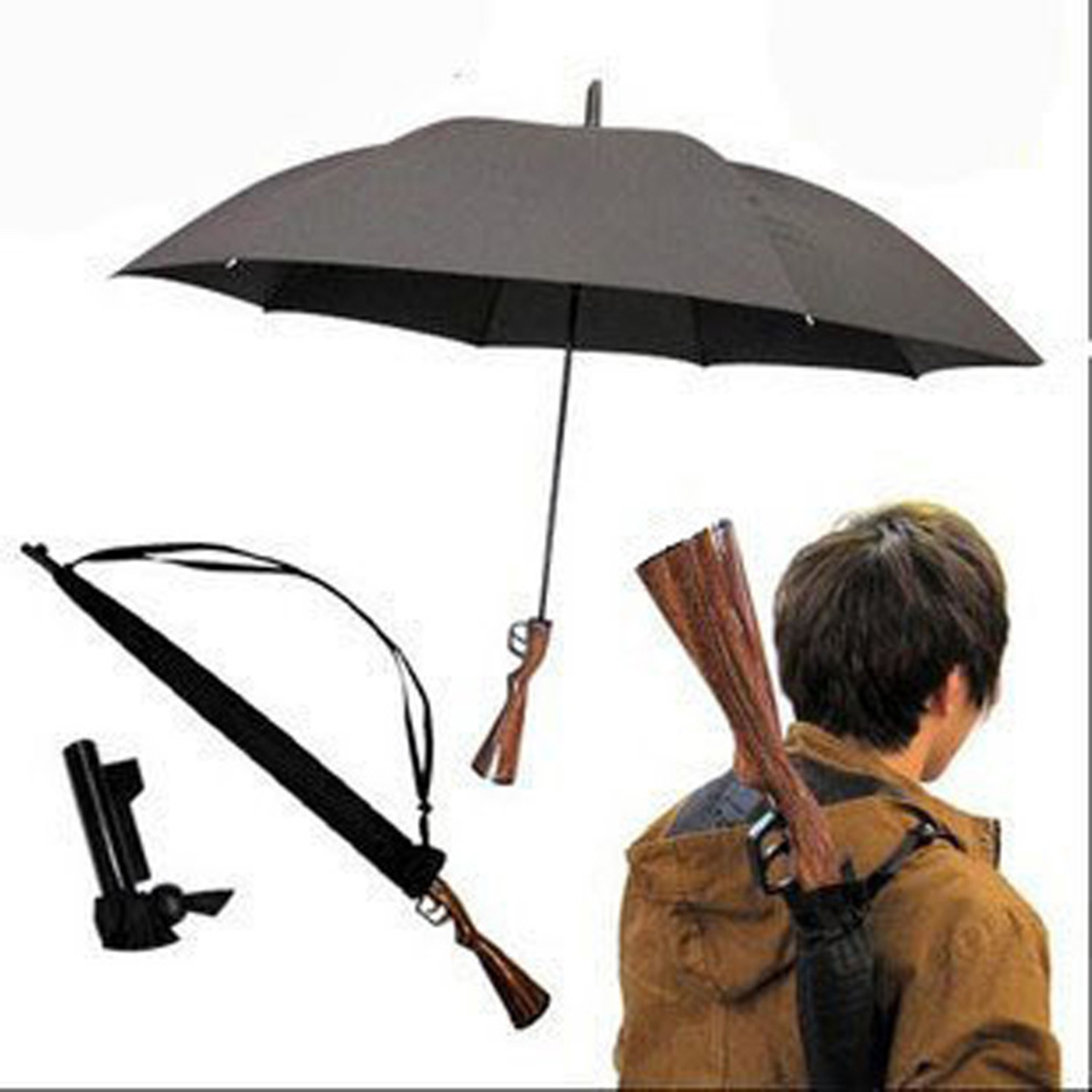 45" Black Umbrella