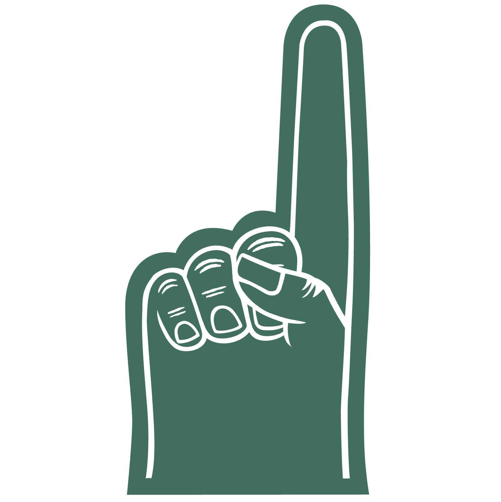 7.5" Foam Hand 72