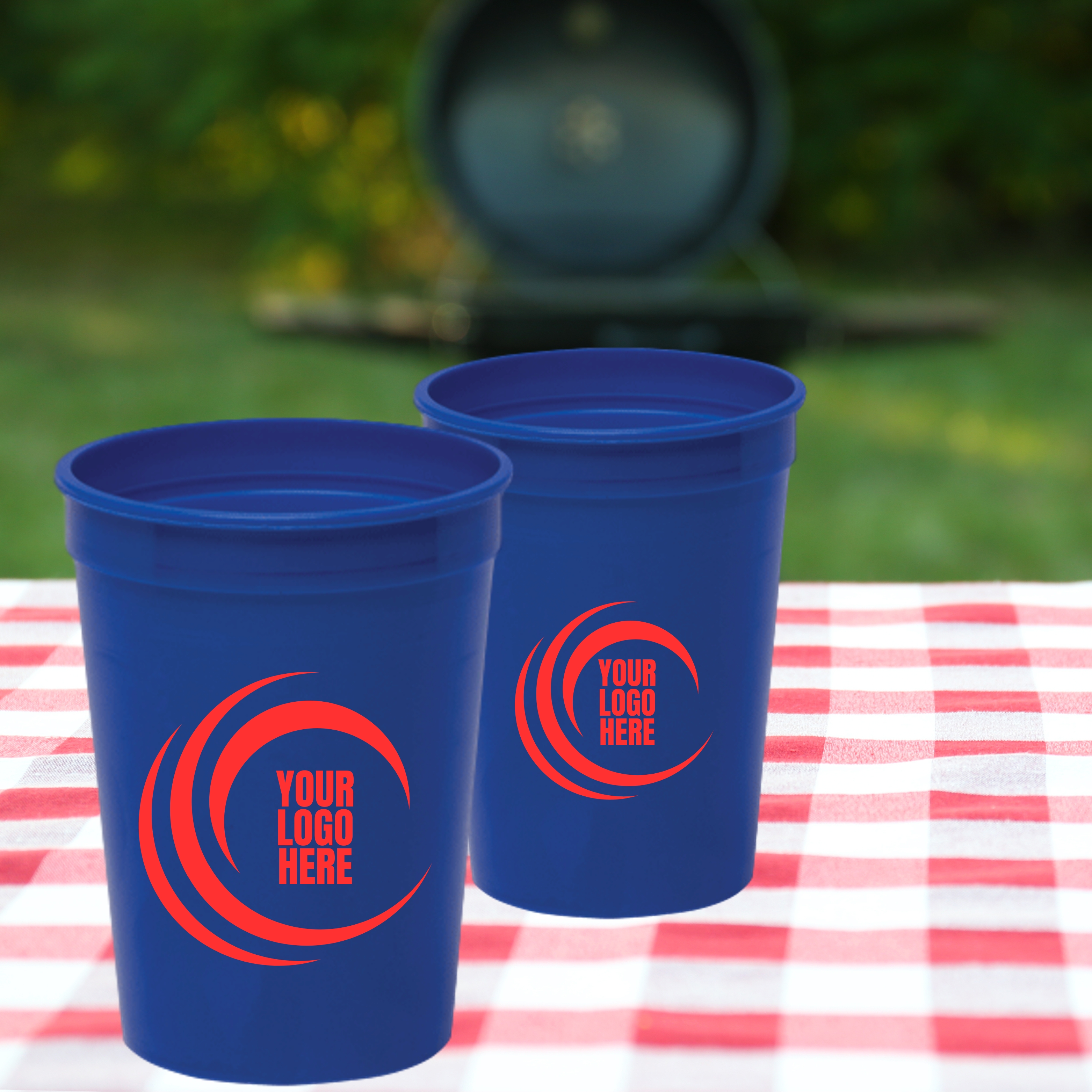 12 oz. Smooth Plastic Stadium Cup 33