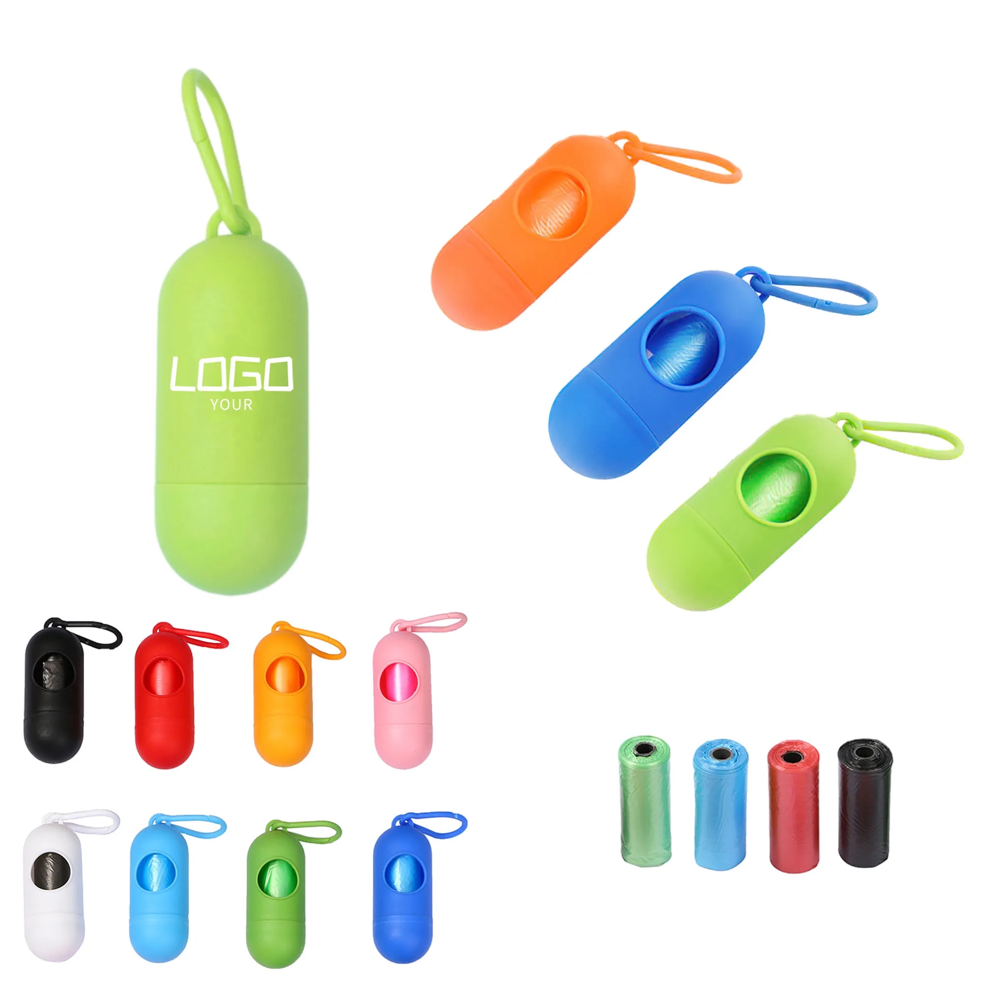 Portable Dog Poop Bag Dispenser 10