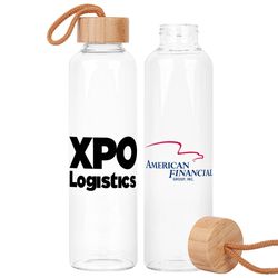 The 18oz. Vidro Glass & Bamboo Bottle