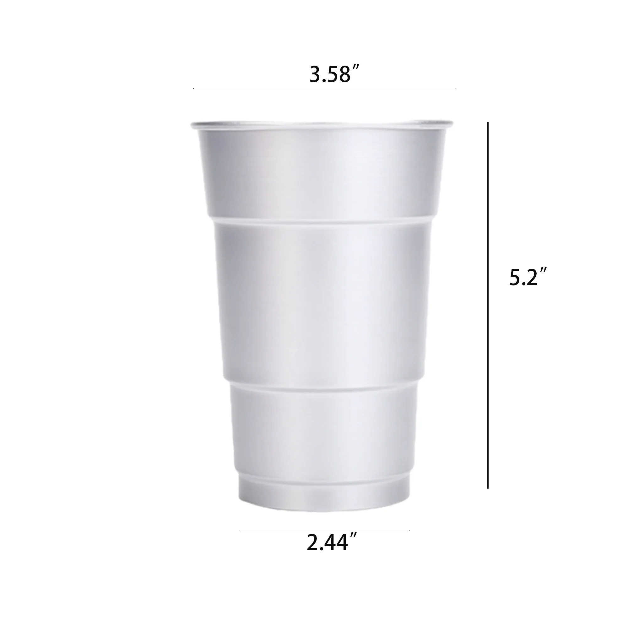 18 Oz Recyclable Metal Aluminum Cup 12