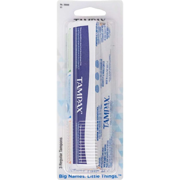Tampax Regular Tampons - 3 Count 3