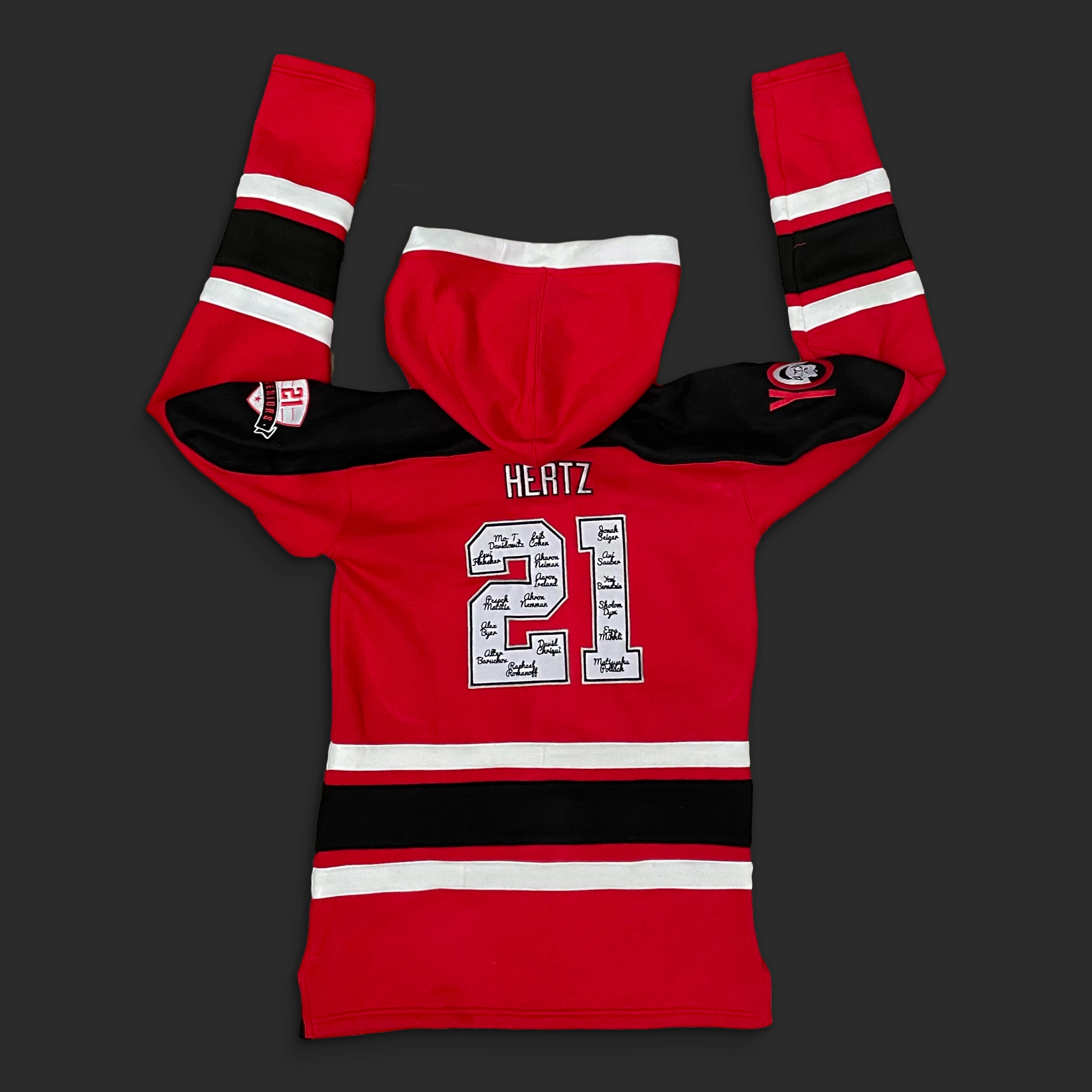 Custom Sewn Hockey Hoodie, custom hoodie or sweatshirt with logo imprint 31