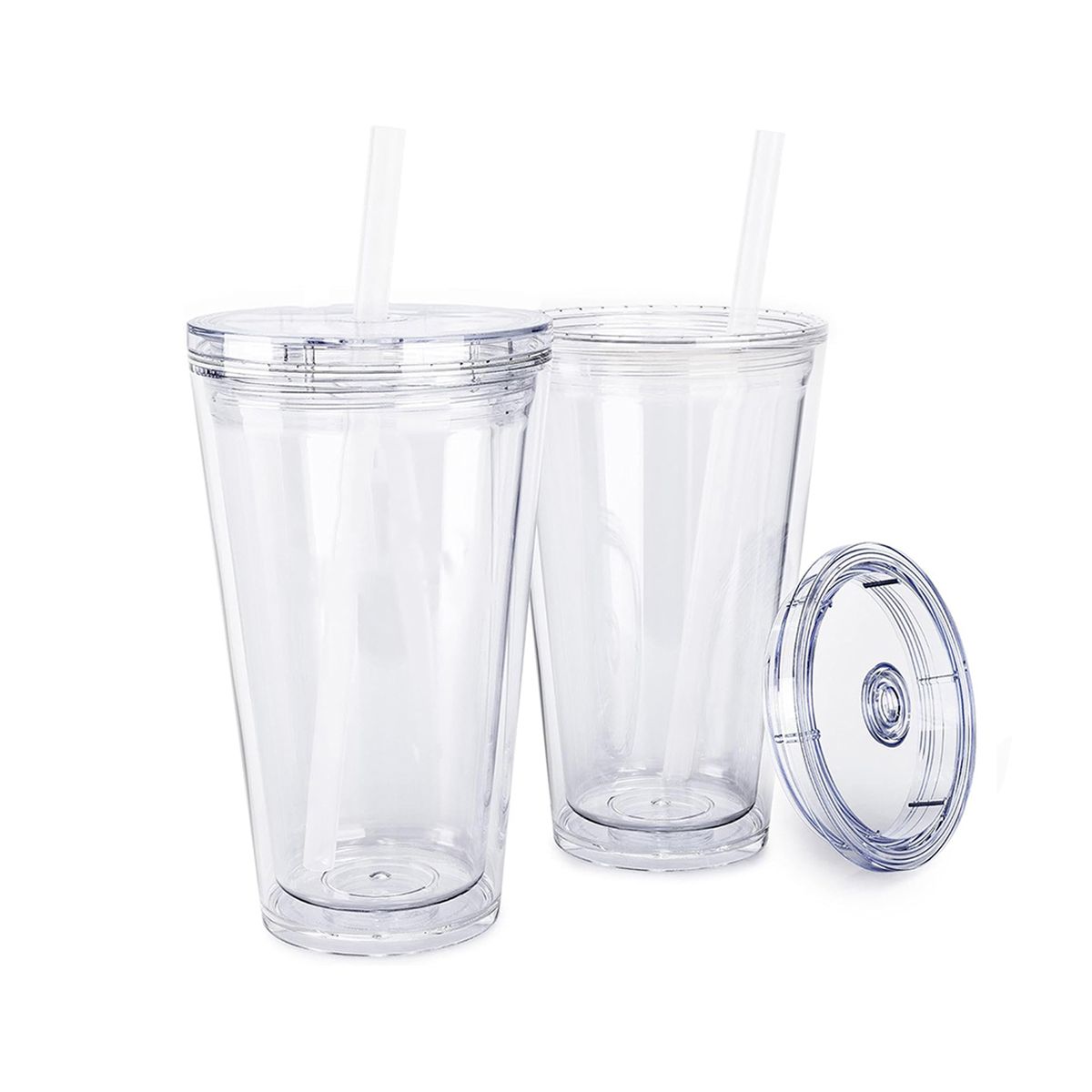 Double-Walled Clear Water Bottle 2