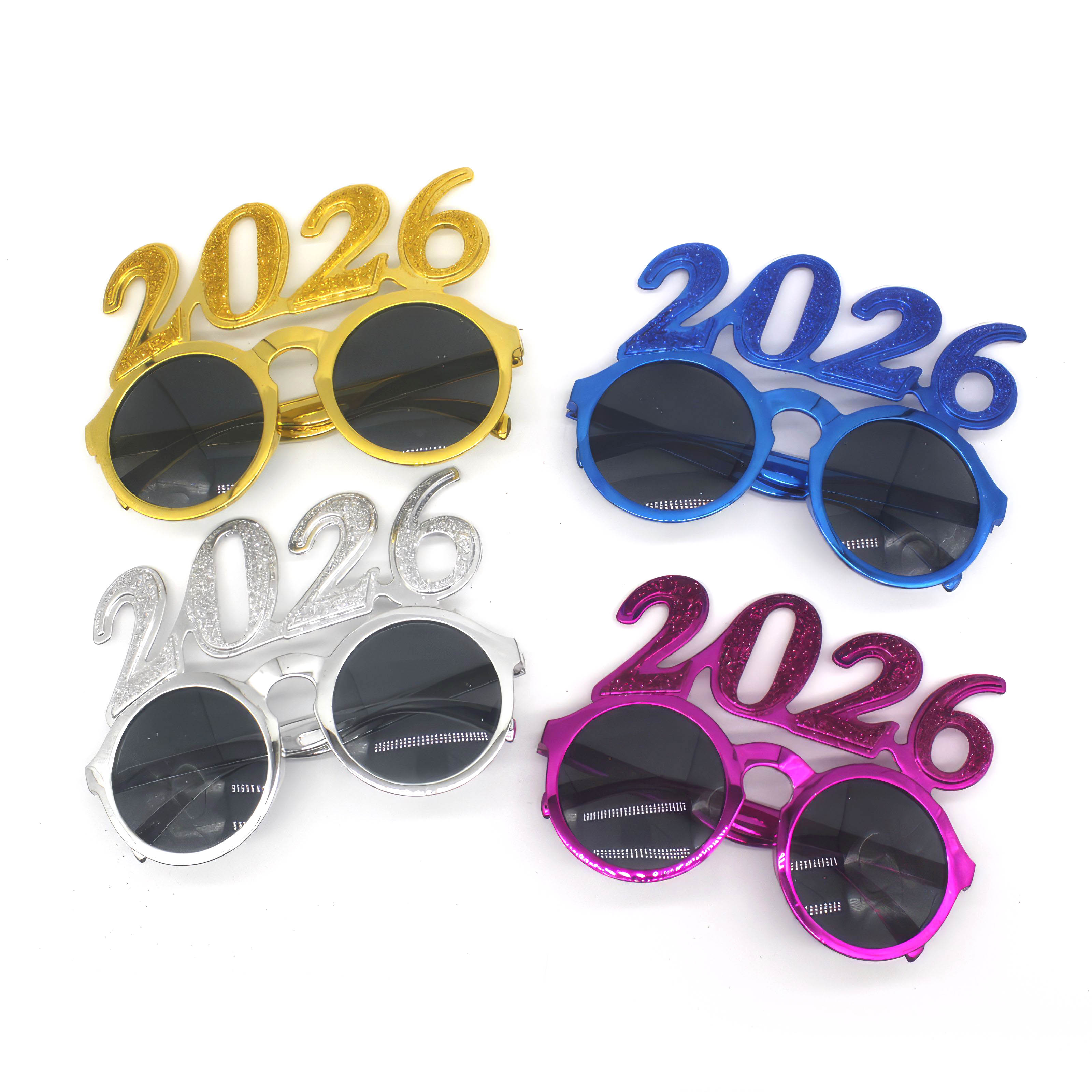 2026 Rounded New Year Party Glasses 2