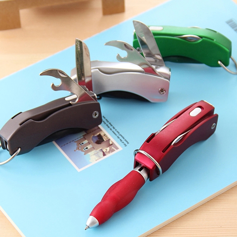 Pen With Led Light Bottle Opener